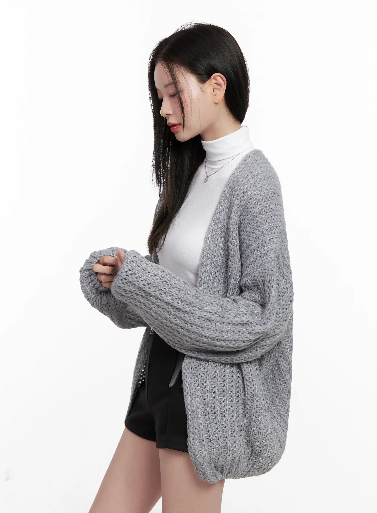 Casual Loose Fit Cardigan CN504 - Image 6