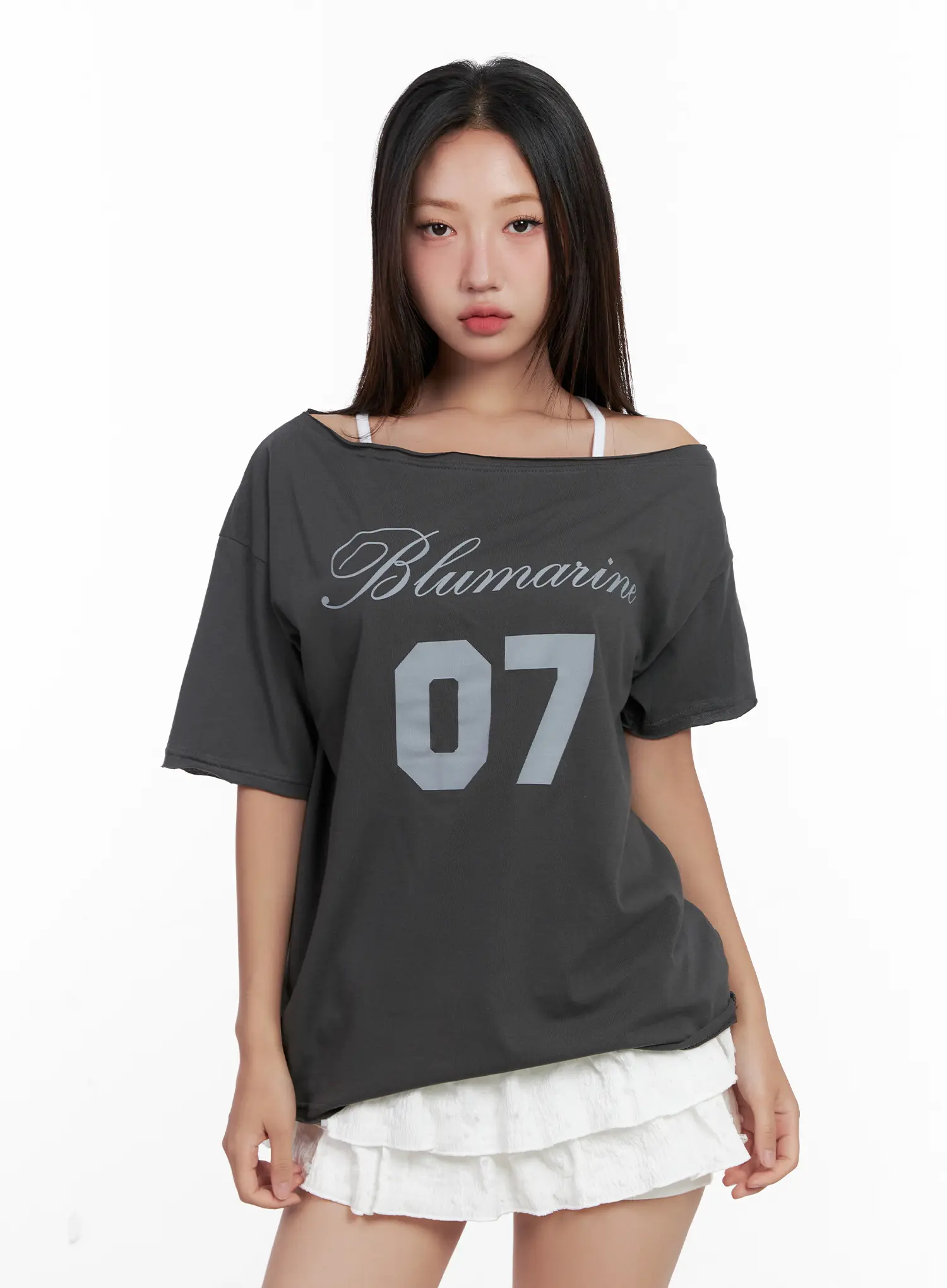 Casual Off-Shoulder Graphic Tee CL518 - Image 16