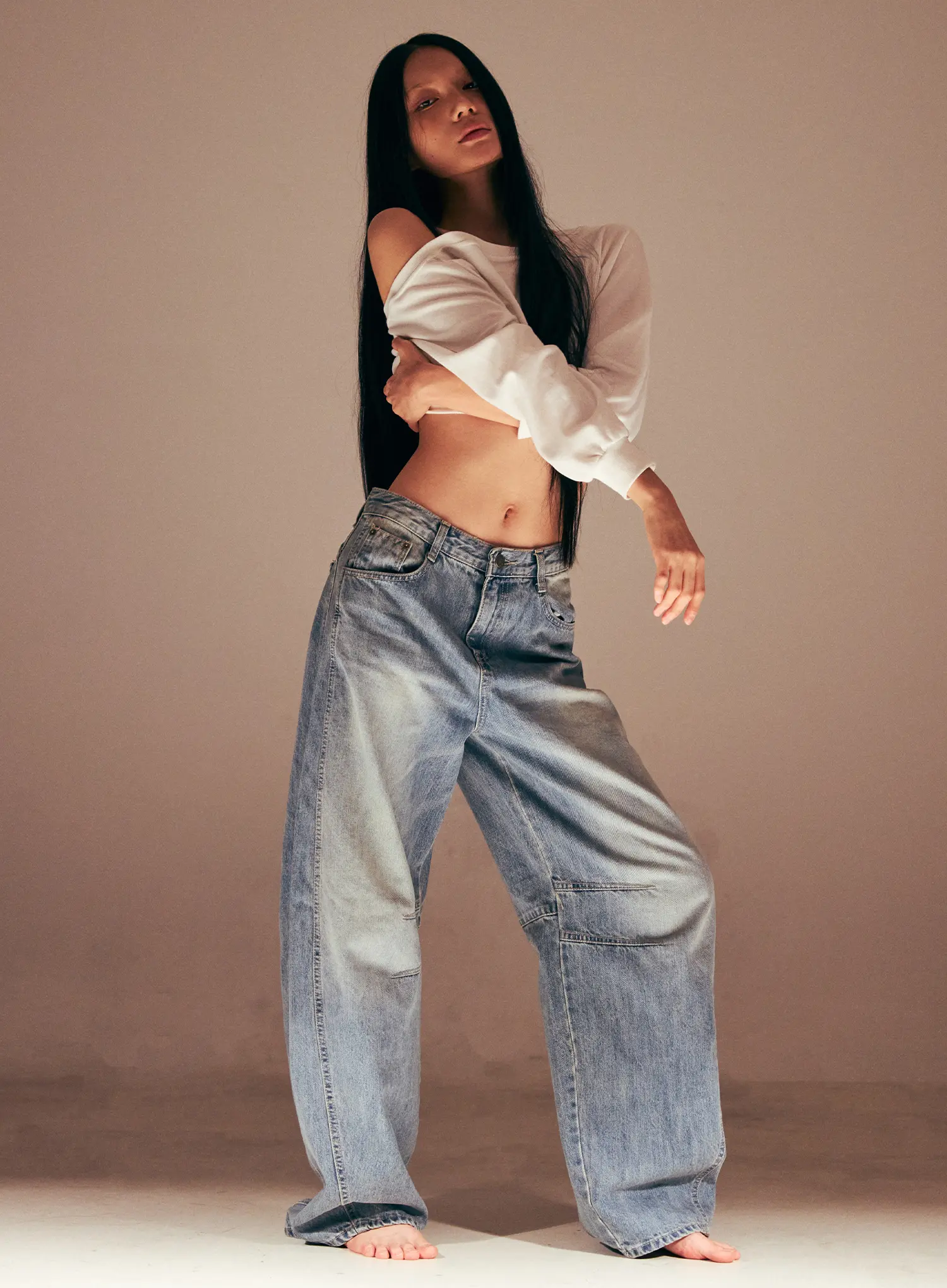Casual Off-Shoulder Pullover CS511 - Image 3