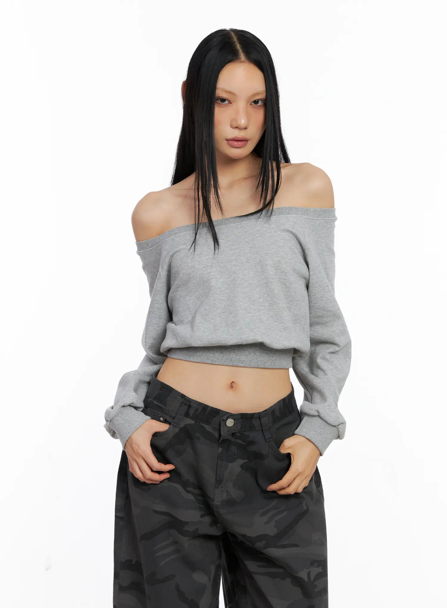 Casual Off-Shoulder Pullover CS511 - Image 9