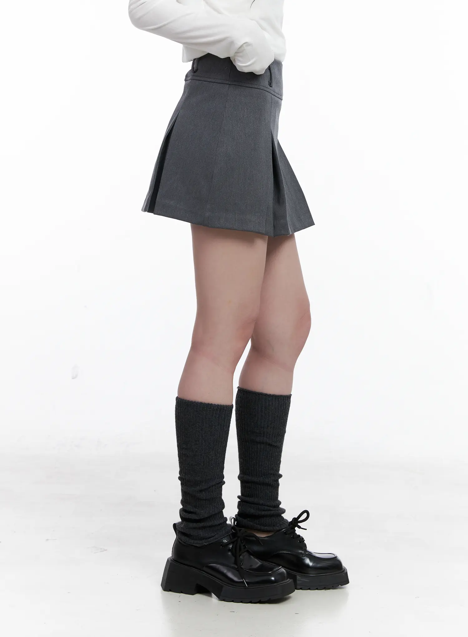 Casual Pleated Mini Skirt CS529 - Image 5
