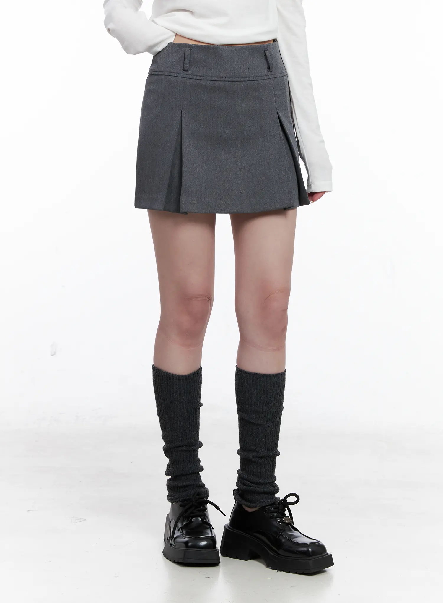 Casual Pleated Mini Skirt CS529 - Image 8