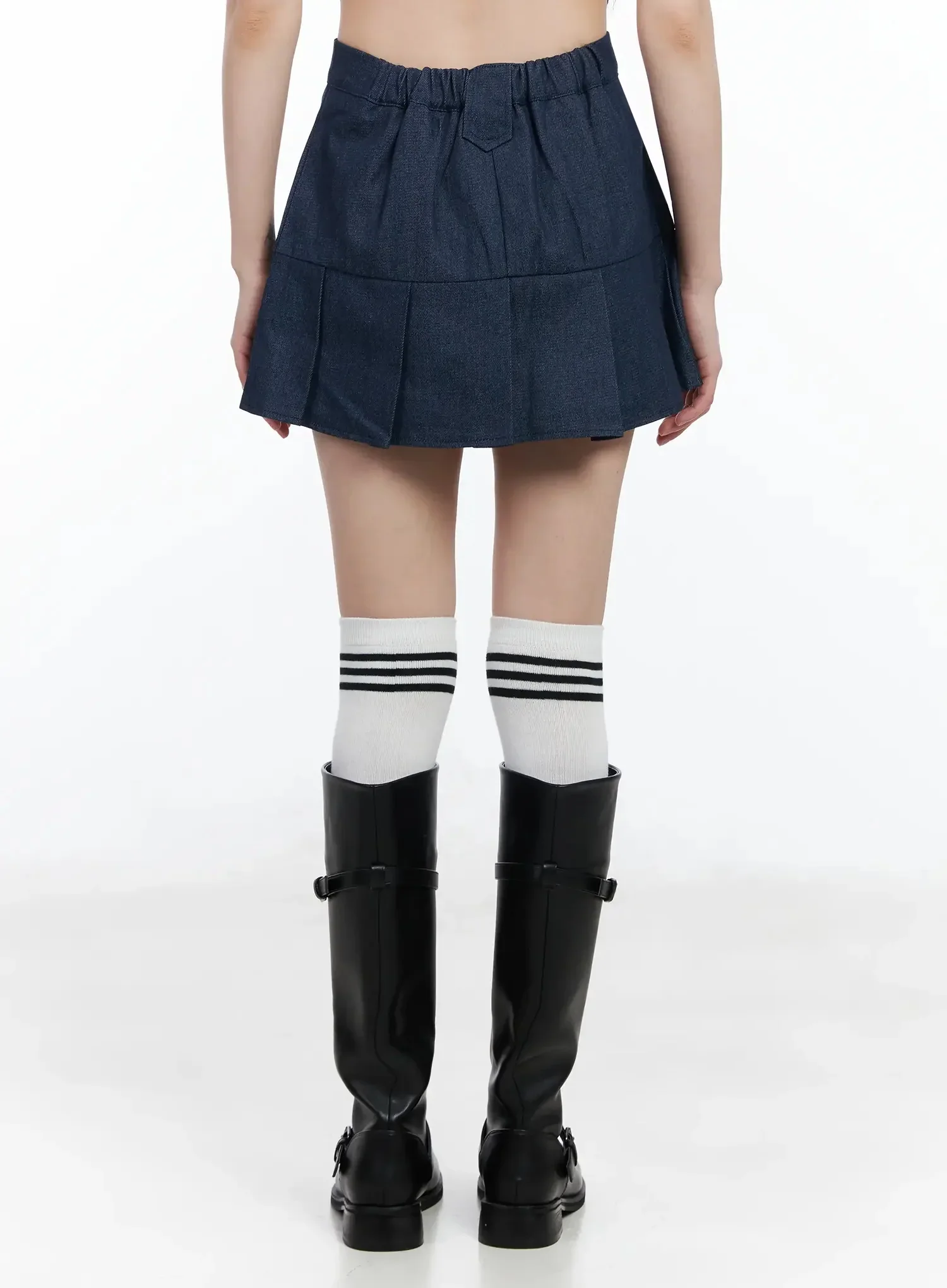 Casual Pleated Mini Skirt IM523 - Image 11