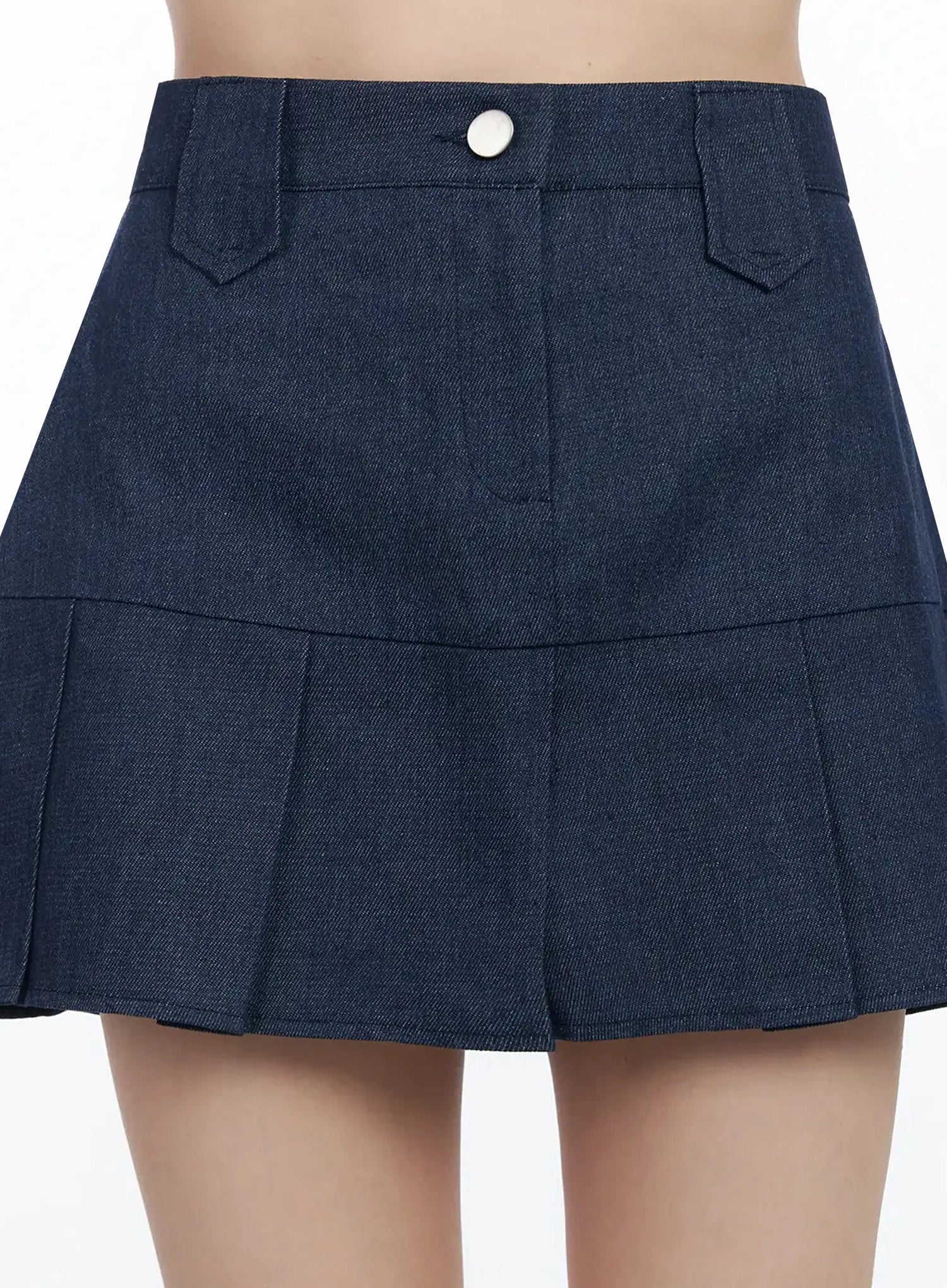 Casual Pleated Mini Skirt IM523 - Image 5