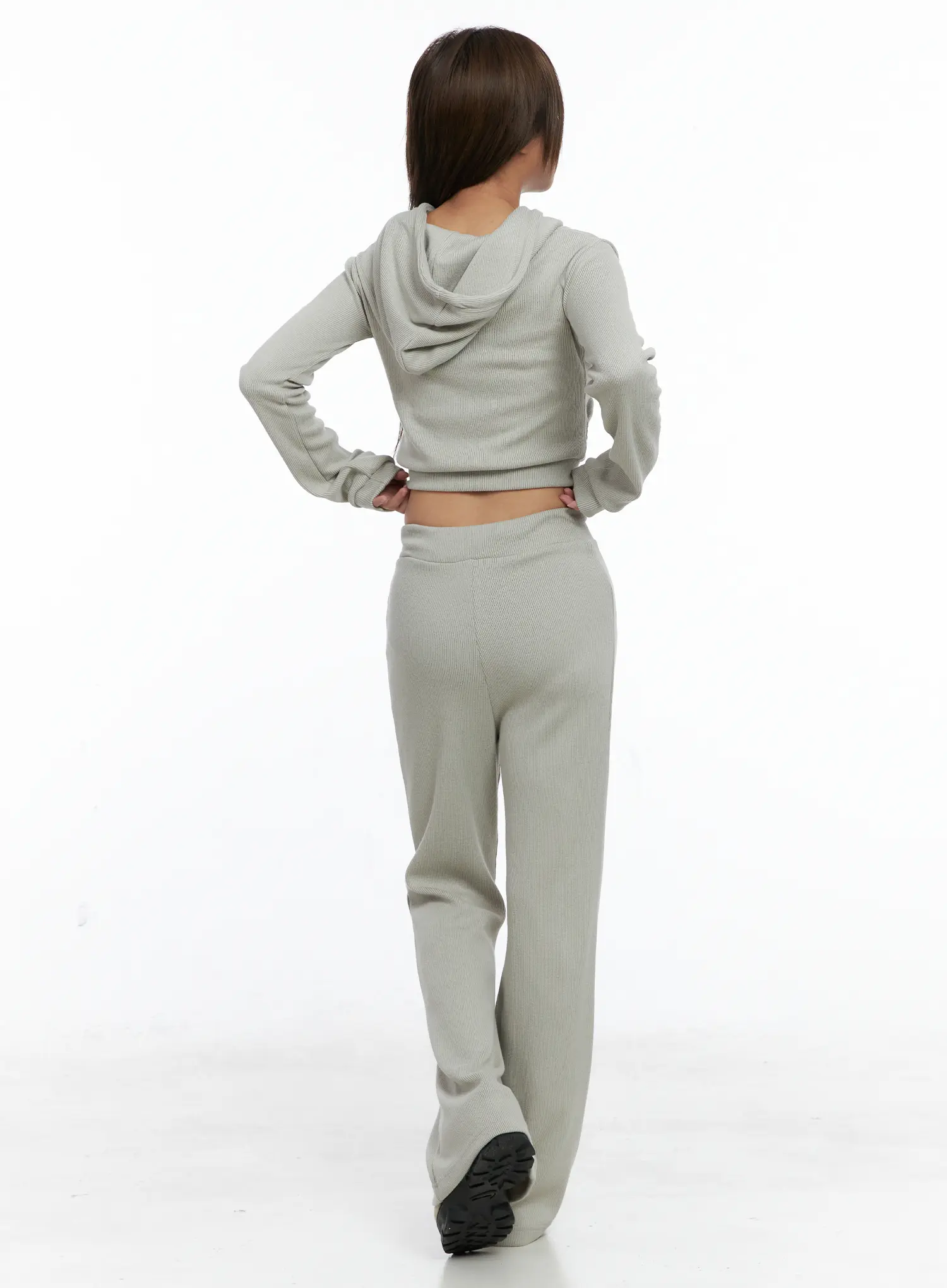 Casual Ribbed Bootcut Pants CS504 - Image 6