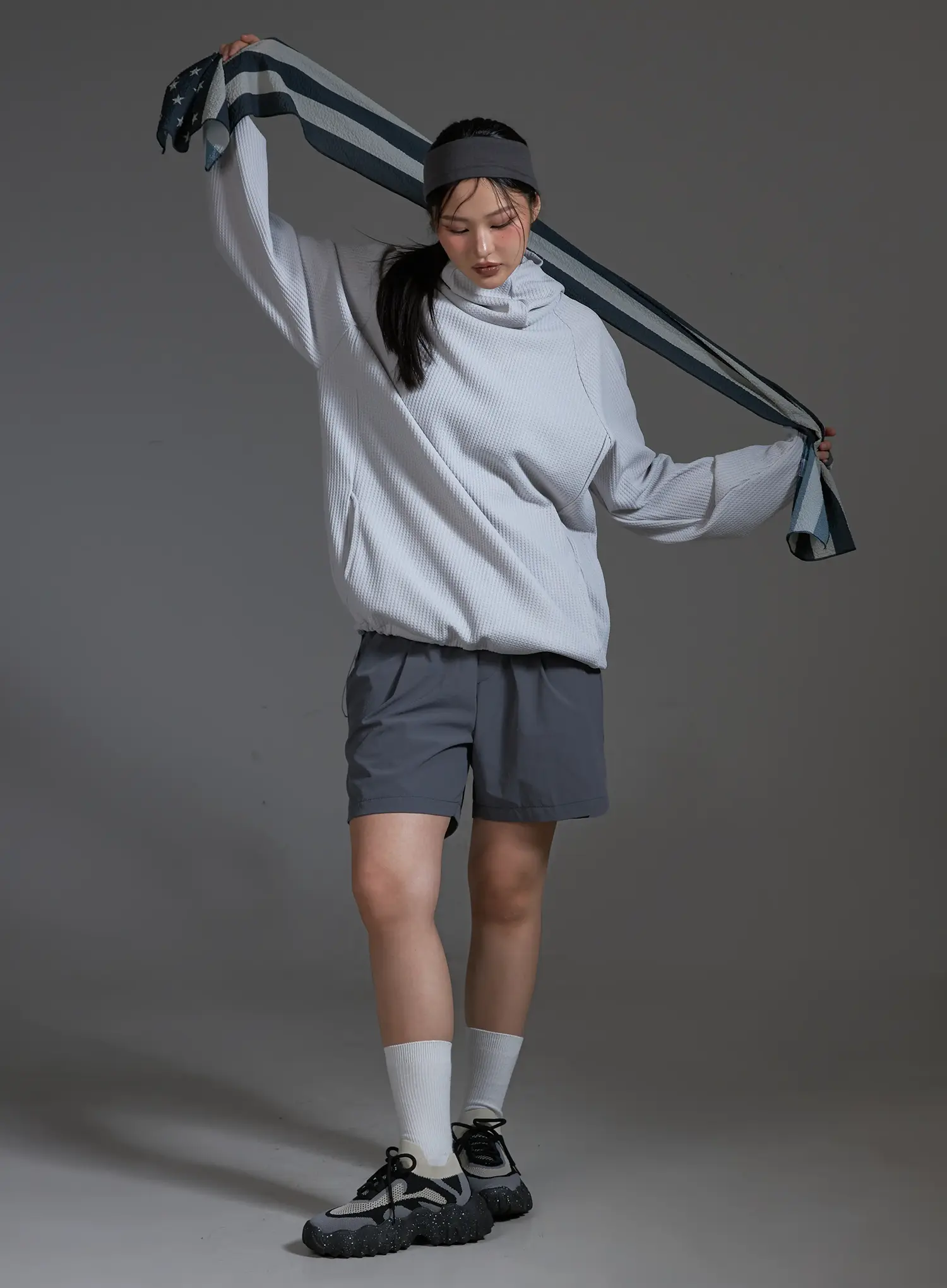 Casual Sporty Stretch Running Shorts (Dark Gray) IO517 - Image 2