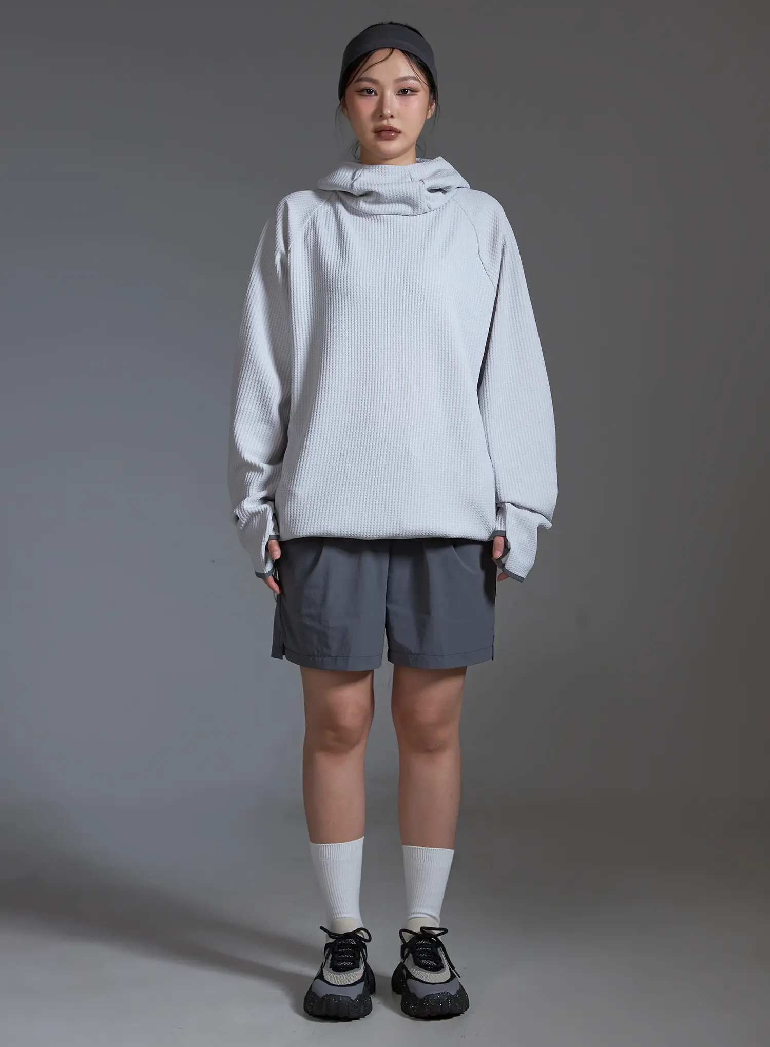Casual Sporty Stretch Running Shorts (Dark Gray) IO517 - Image 3