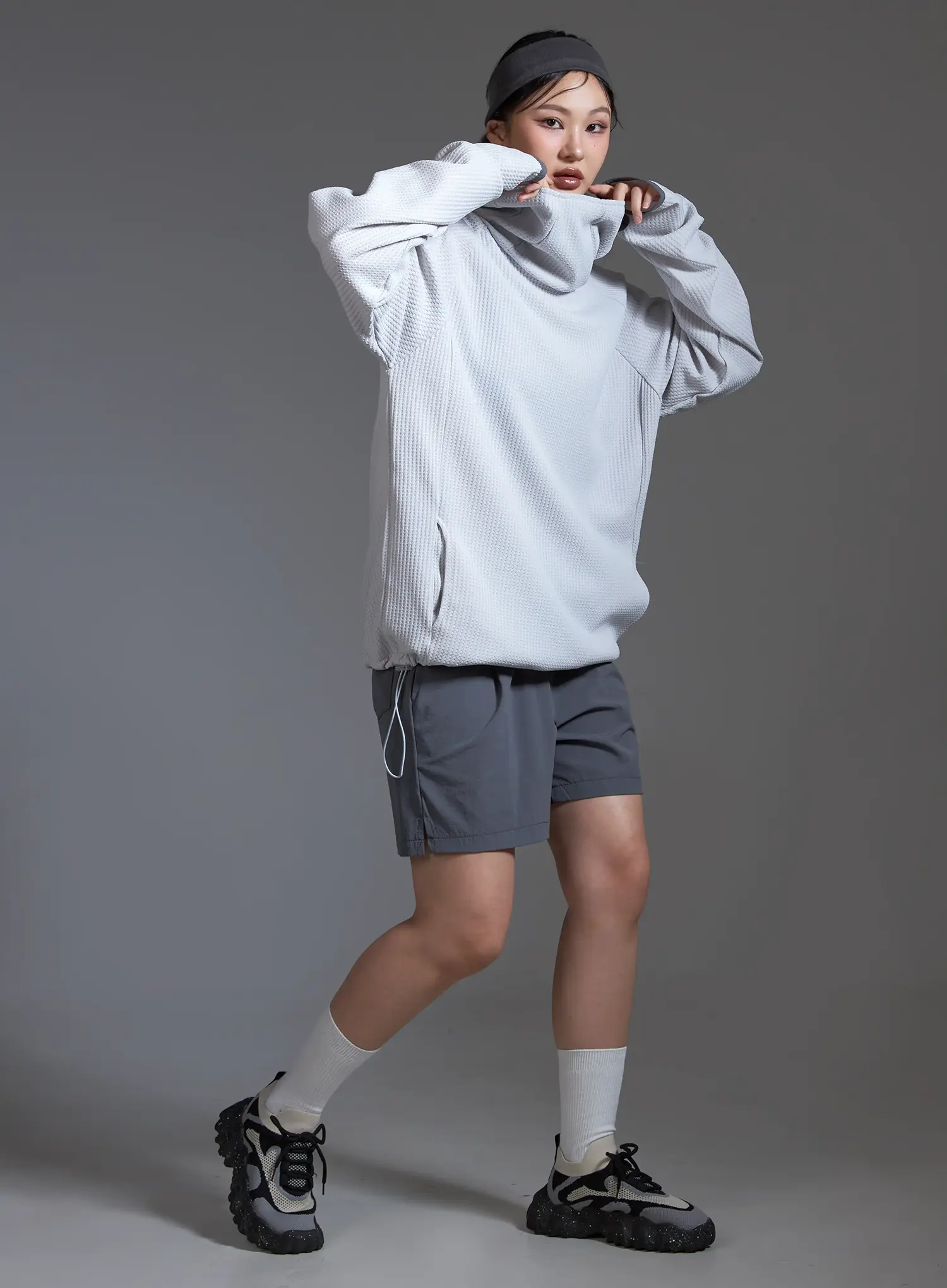 Casual Sporty Stretch Running Shorts (Dark Gray) IO517 - Image 8