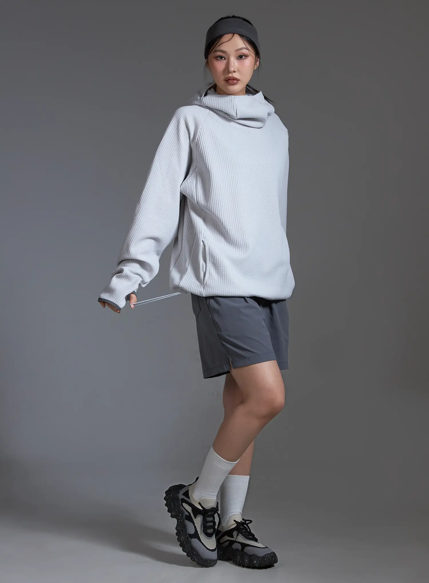 Casual Sporty Stretch Running Shorts (Dark Gray) IO517 - Image 9
