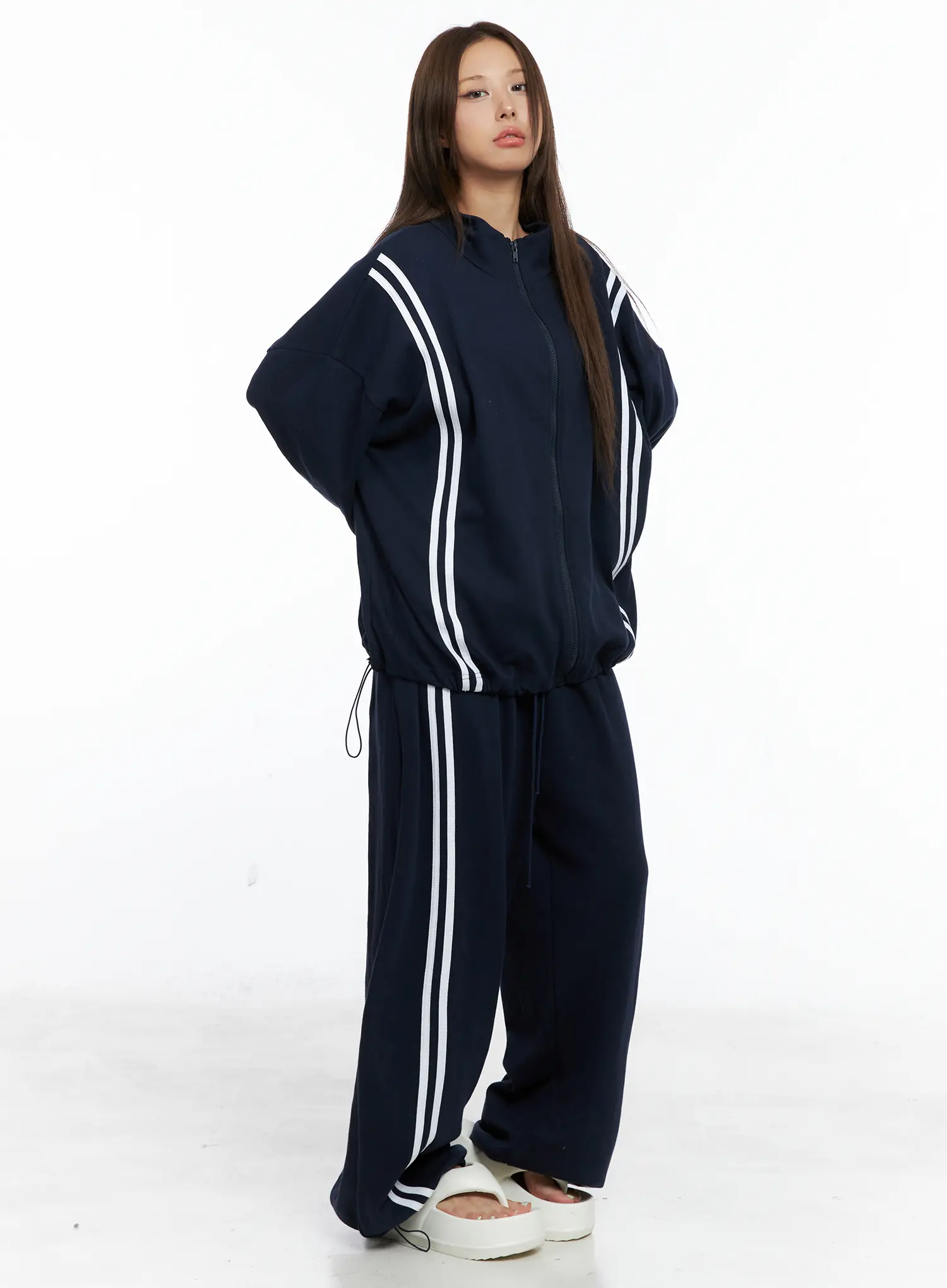 Casual Striped Jogger Set CS505 - Image 4