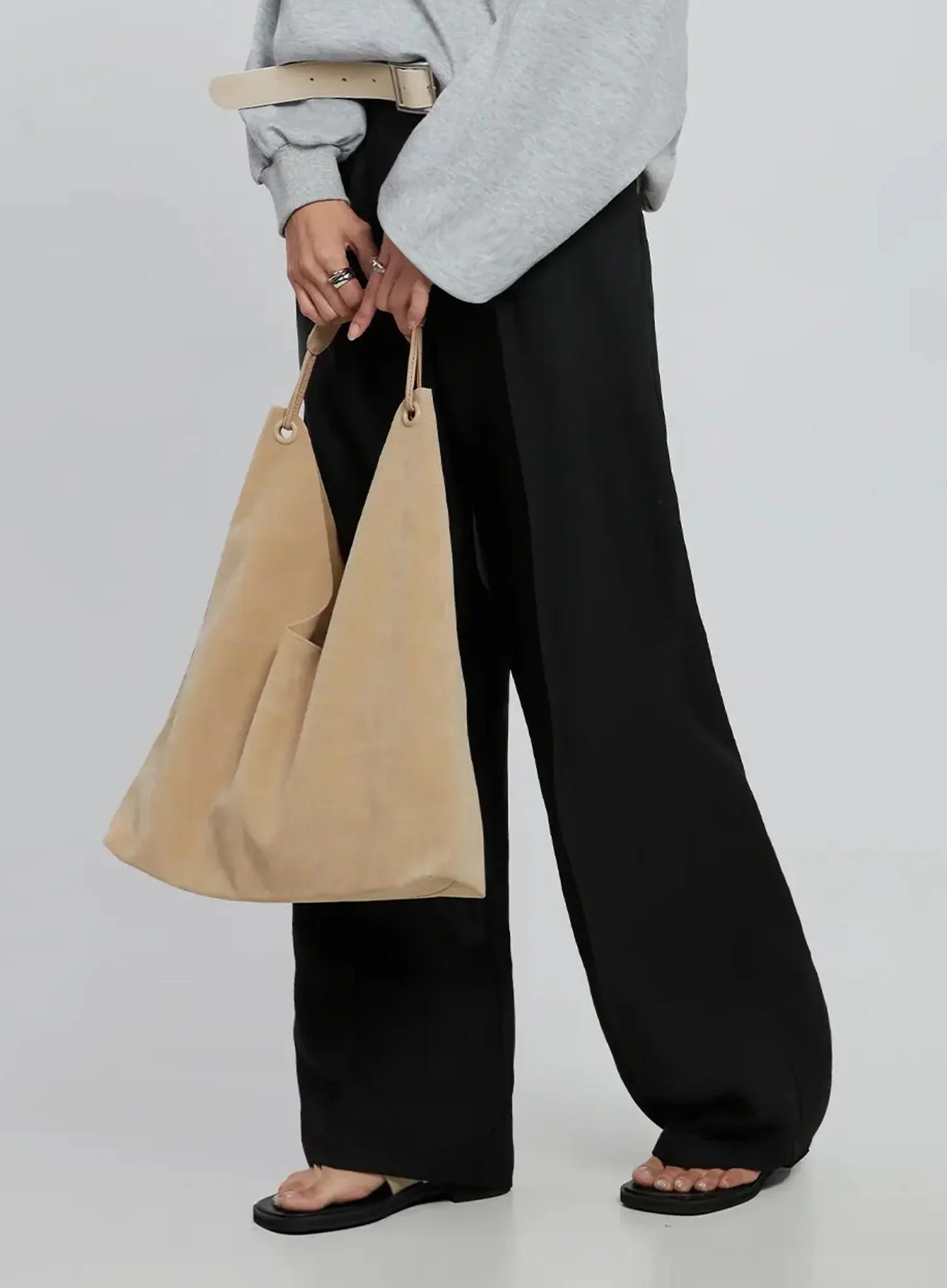 Casual Suede Tote Bag IN507