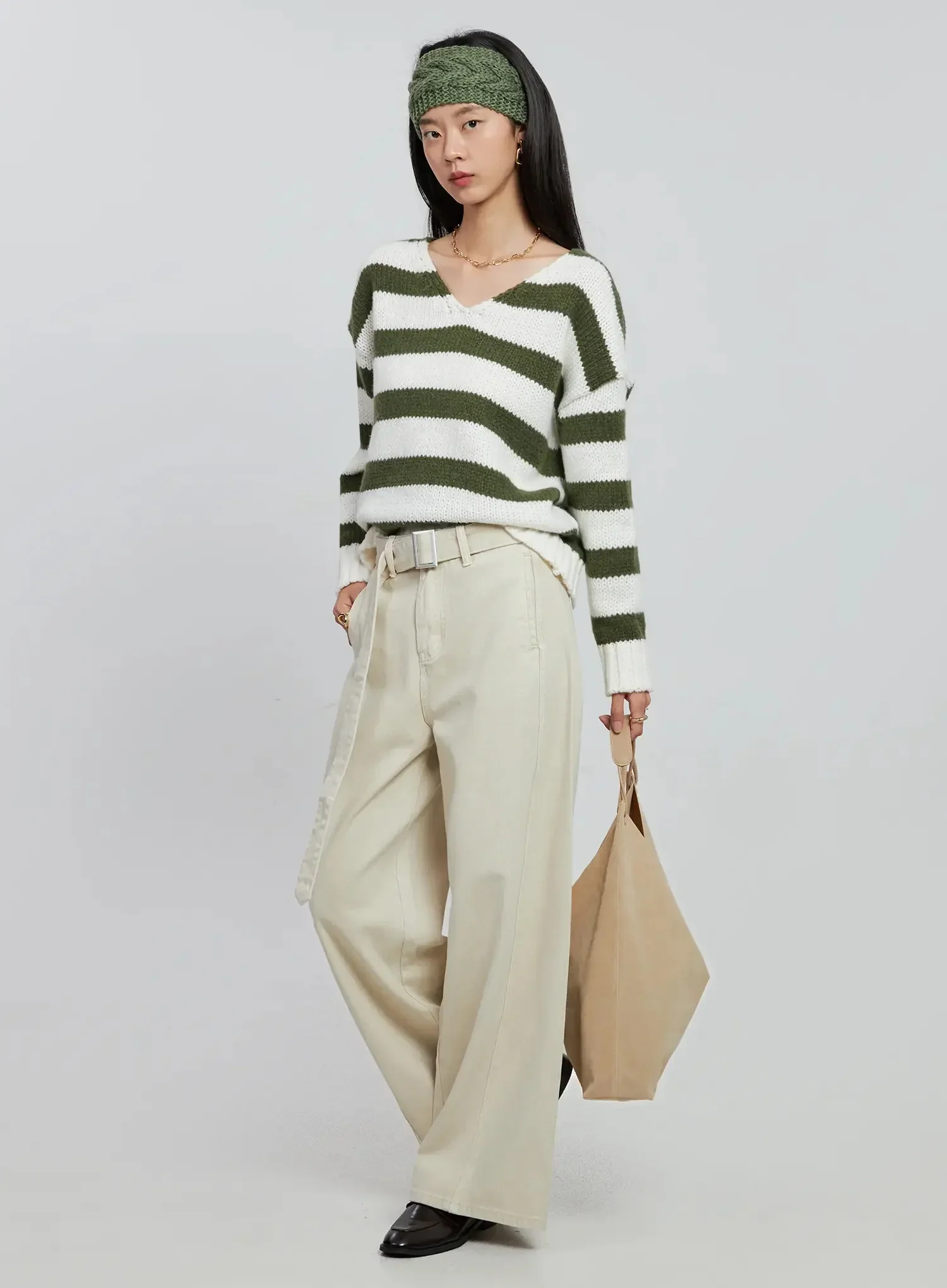Casual Suede Tote Bag IN507 - Image 4
