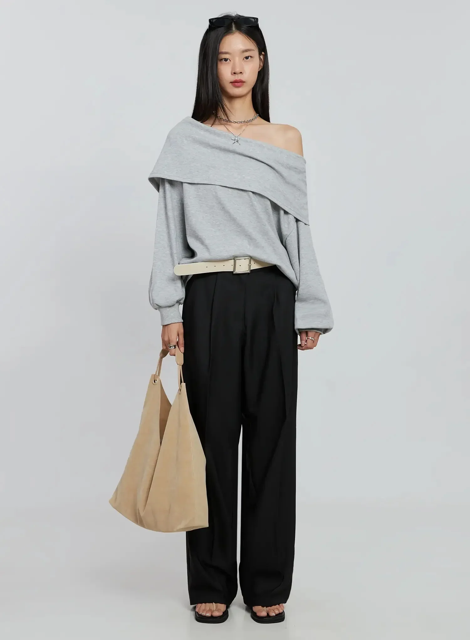 Casual Suede Tote Bag IN507 - Image 6
