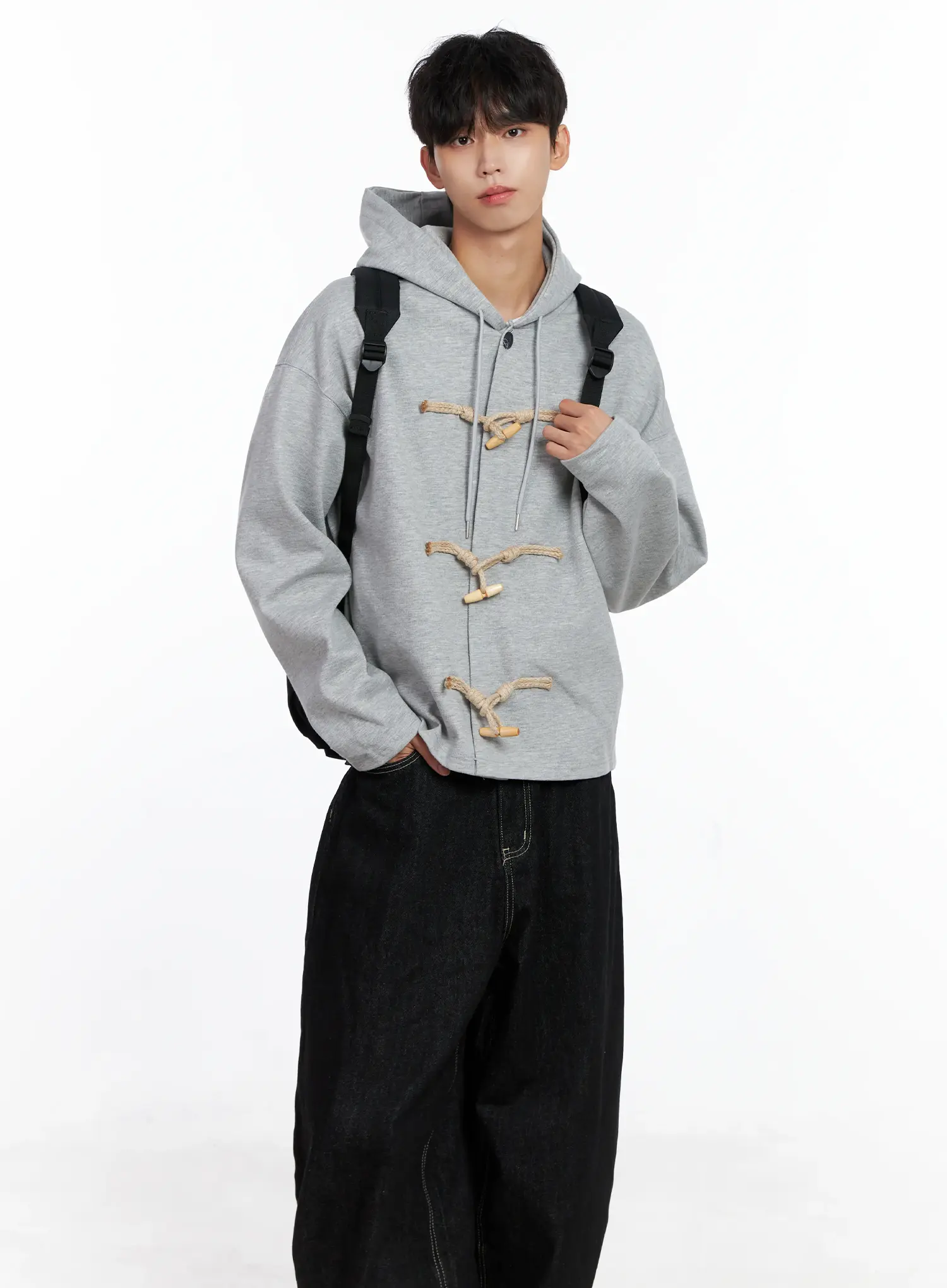 Casual Two Pocket Backpack IS519 - Image 2