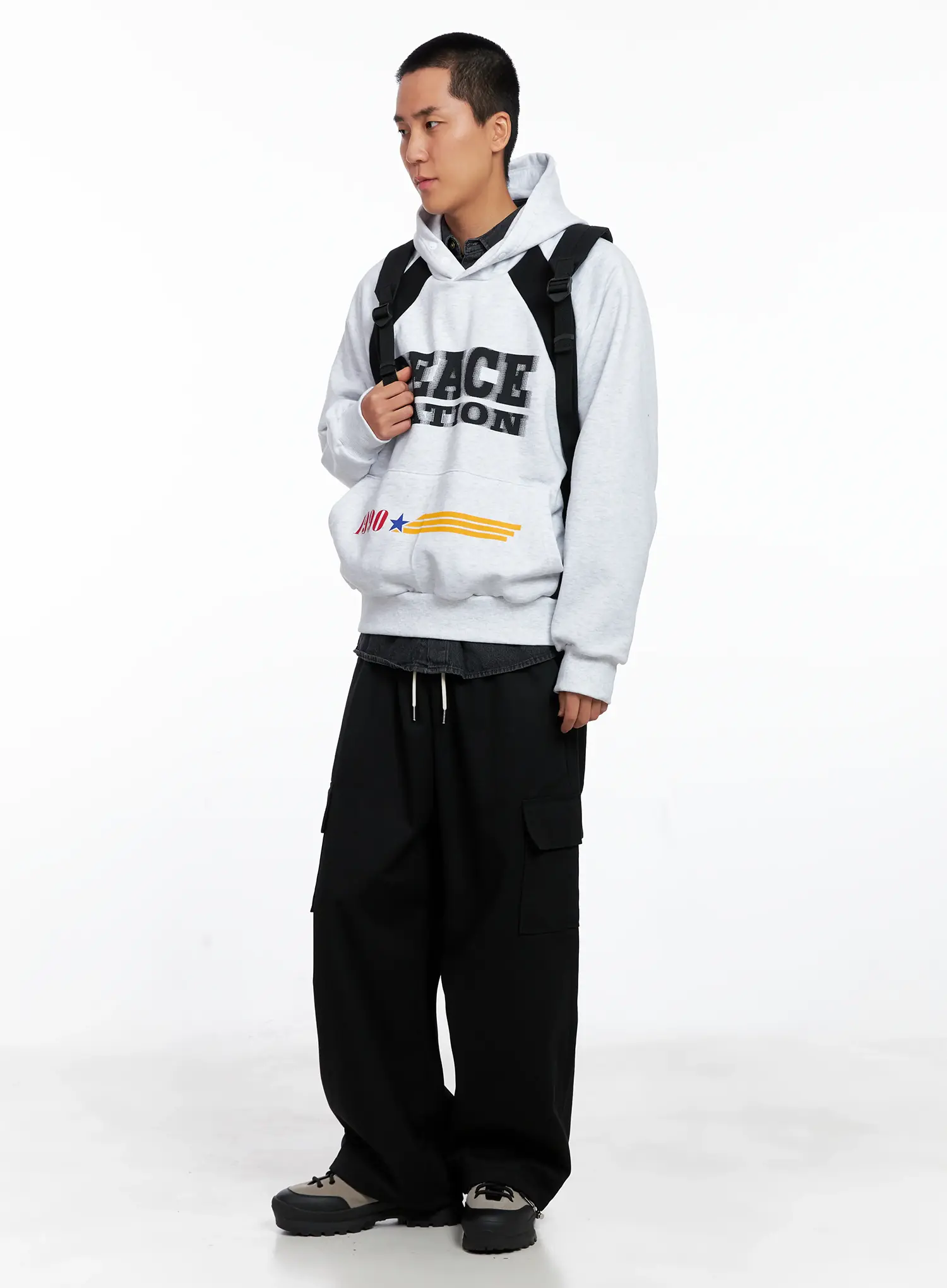 Casual Two Pocket Backpack IS519 - Image 6