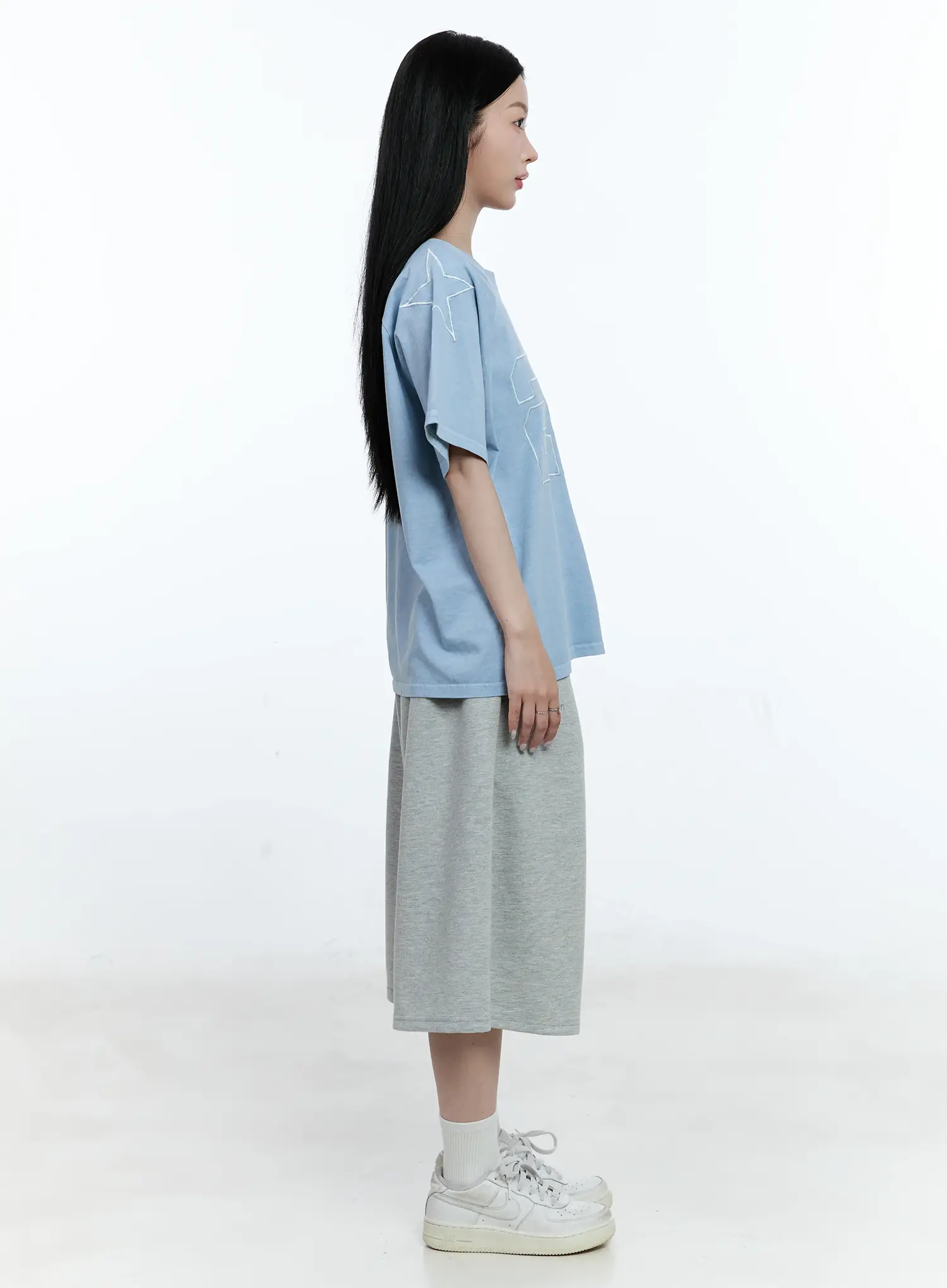 Casual Wide-Leg Bermuda Sweatshorts CG513 - Image 5