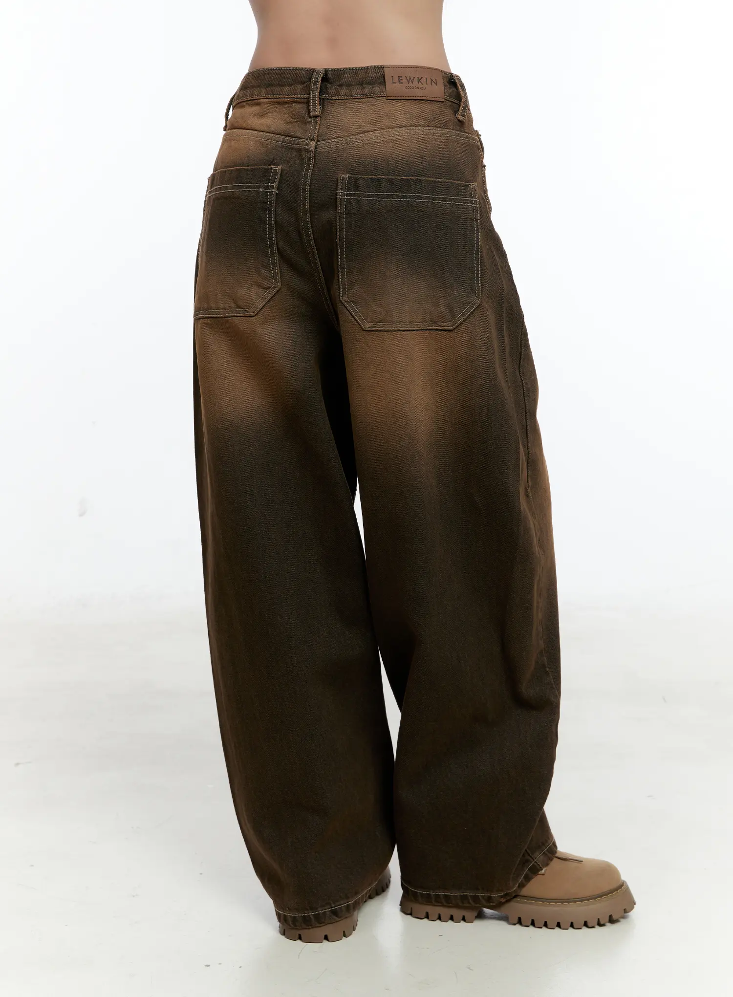 Chan Vintage Baggy Jeans CS517 - Image 6
