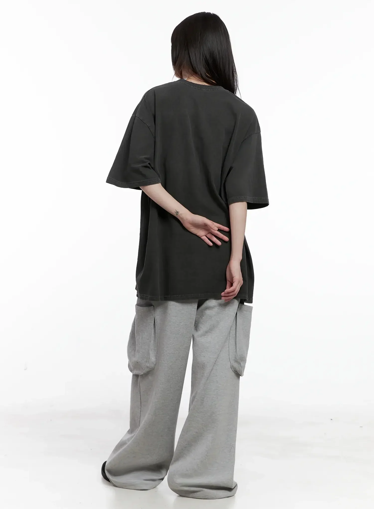 Charcoal Graphic T-Shirt IL531 - Image 13