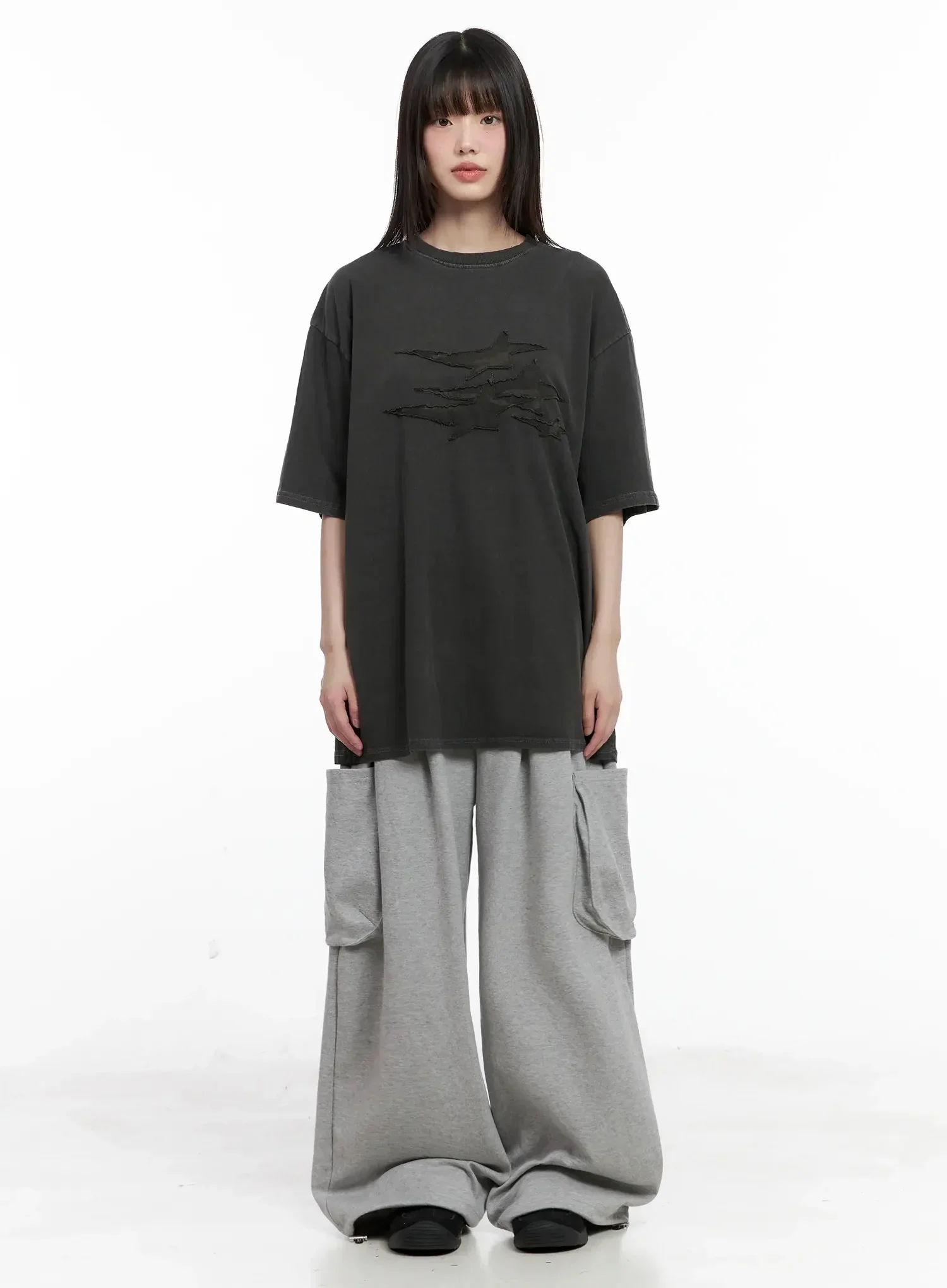 Charcoal Graphic T-Shirt IL531 - Image 4