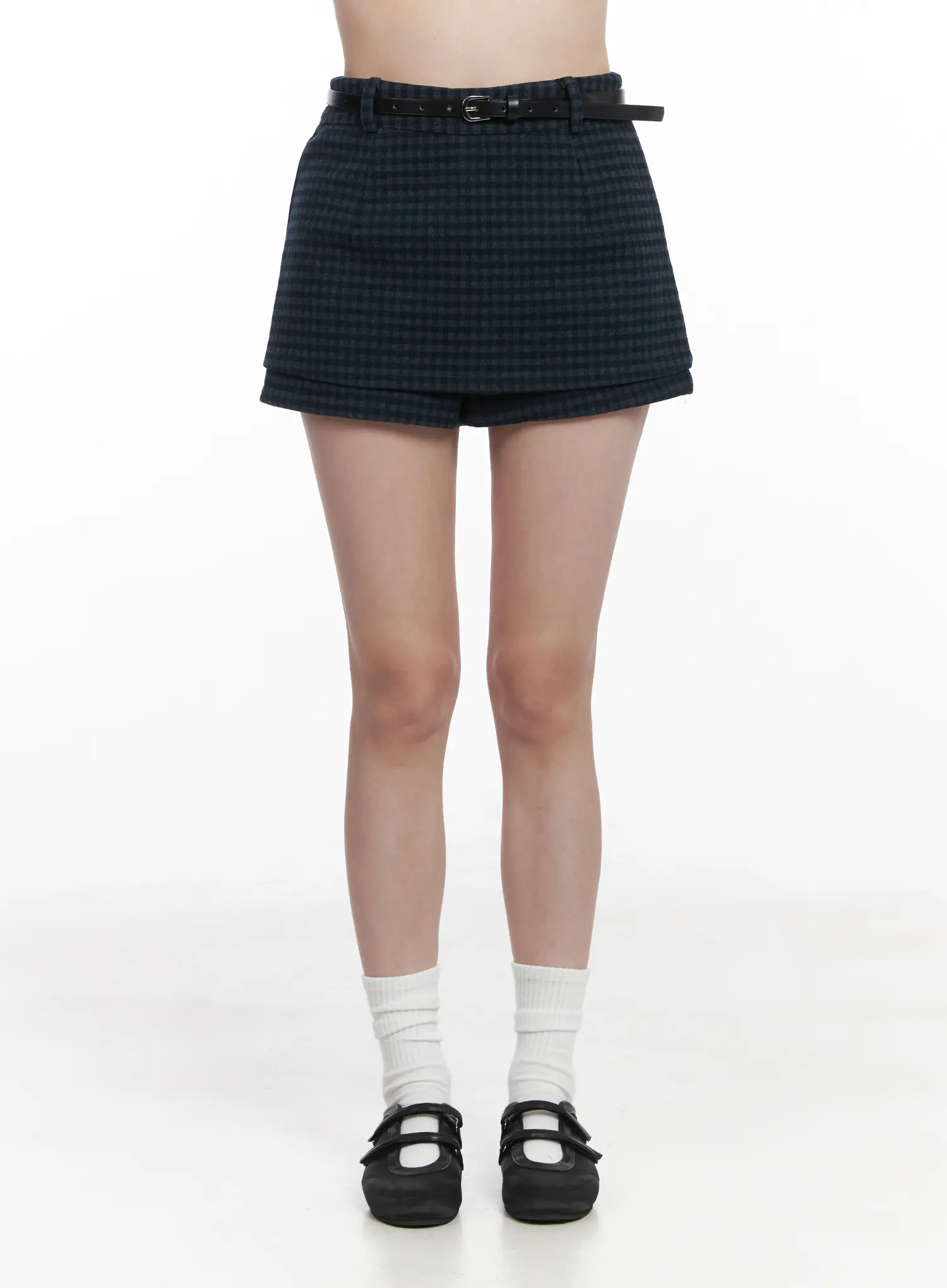 Checkered Mini Skort CJ507 - Image 9