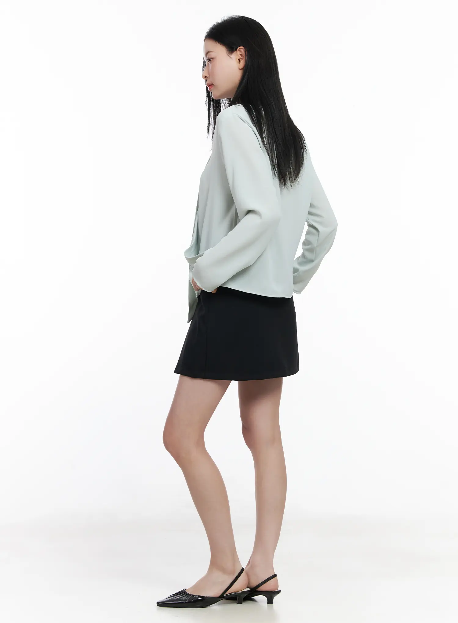 Chic A-Line Mini Skirt CJ519 - Image 3