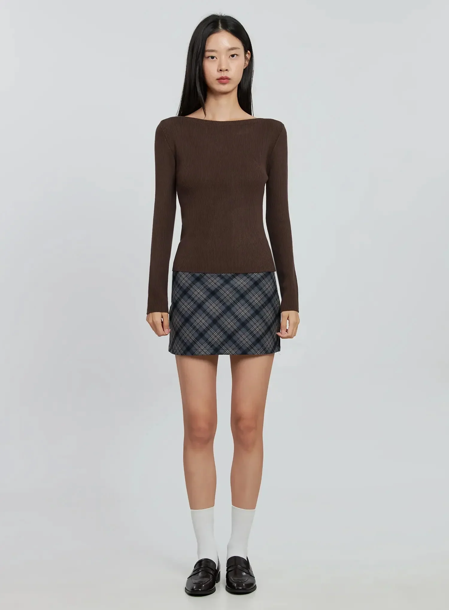 Chic Boat Neck Sweater IN507 - Image 5