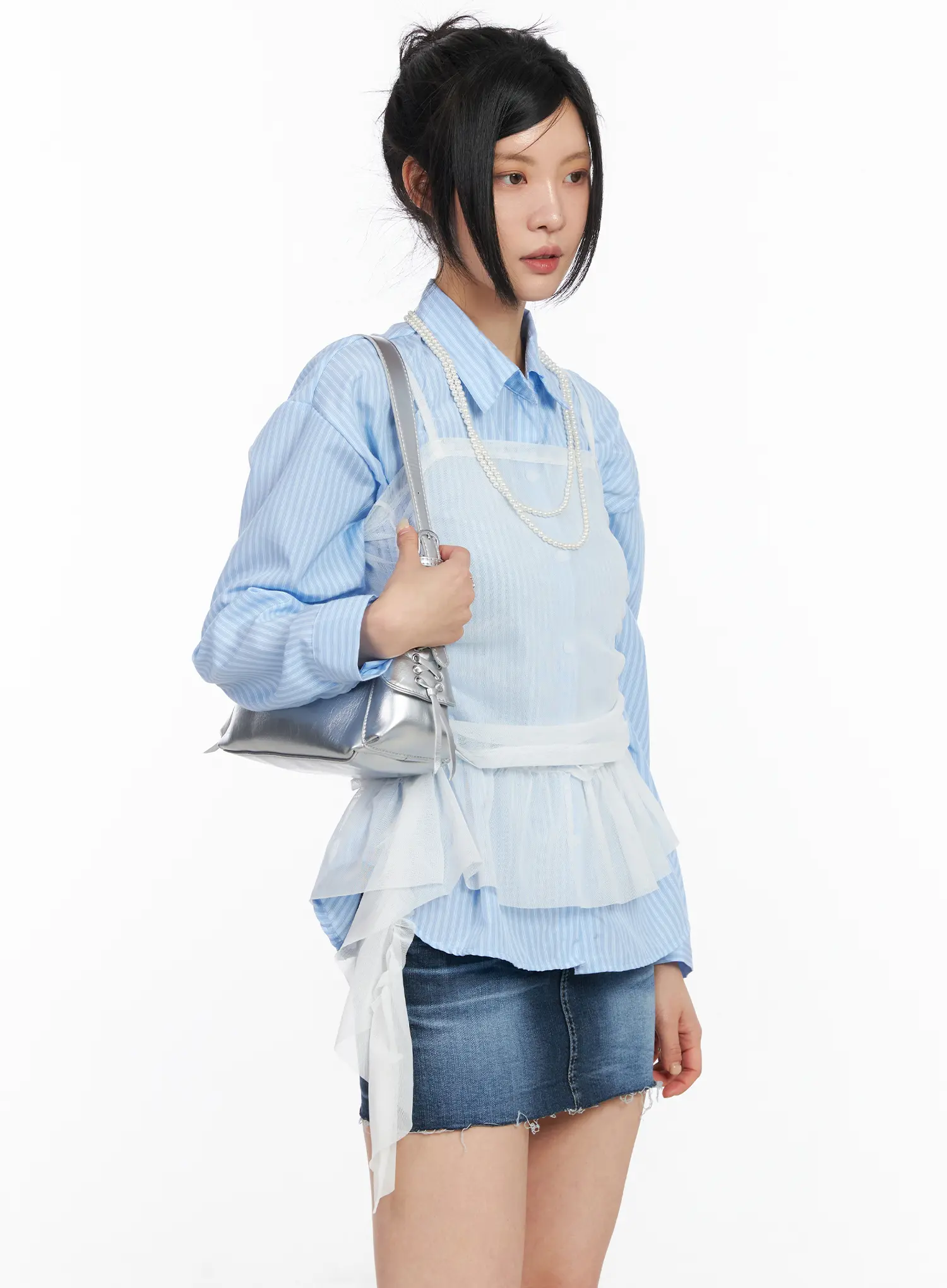 Chic Layered Bustier Top CM516