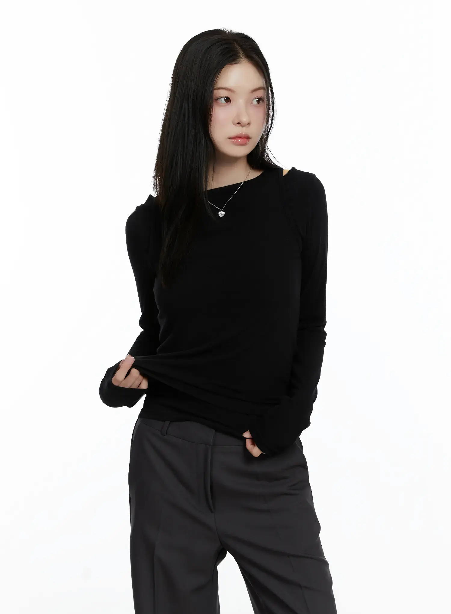 Chic Layered Long Sleeve Set F502 - Image 6