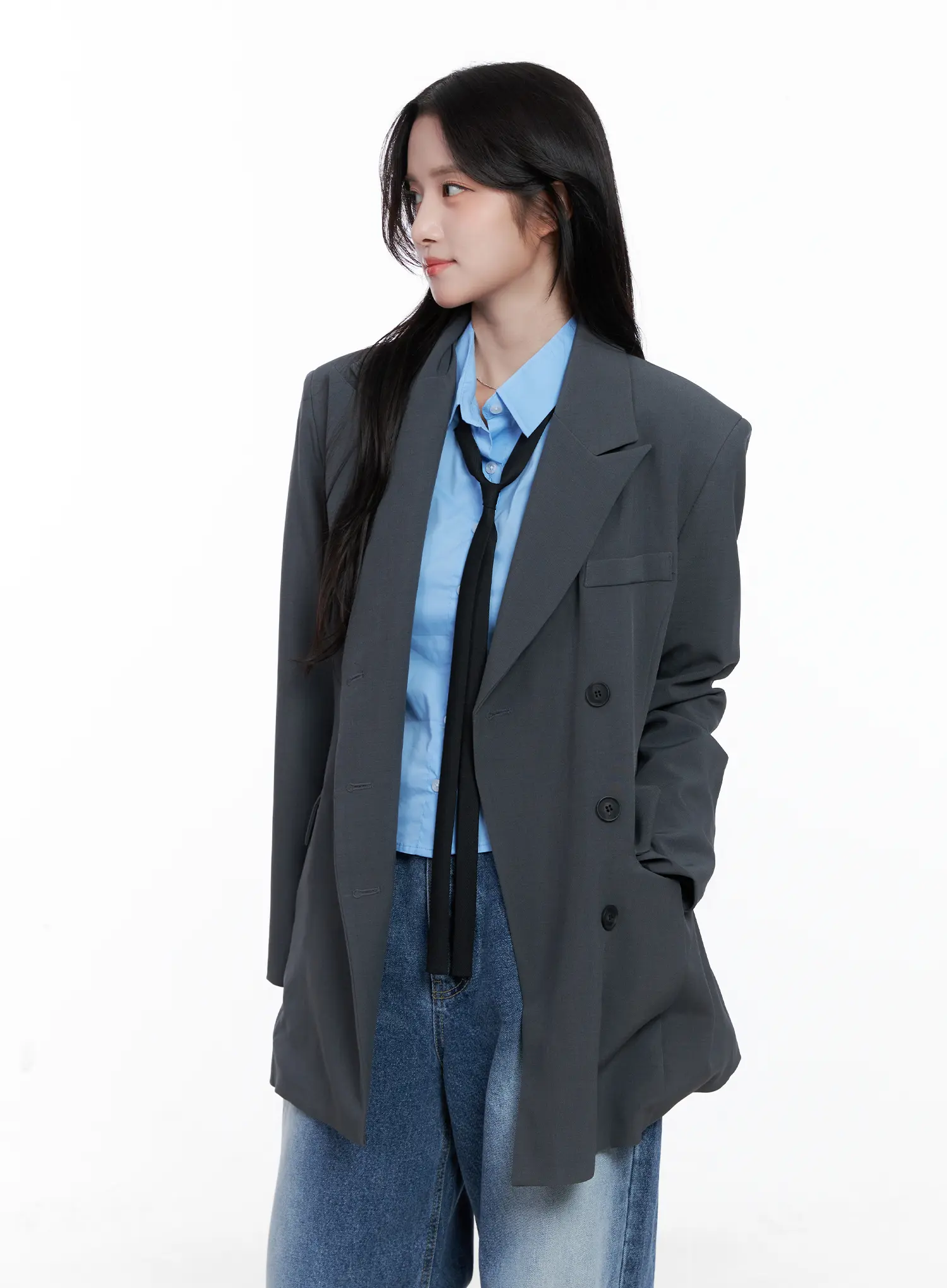 Chic Oversized Blazer CS519 - Image 10