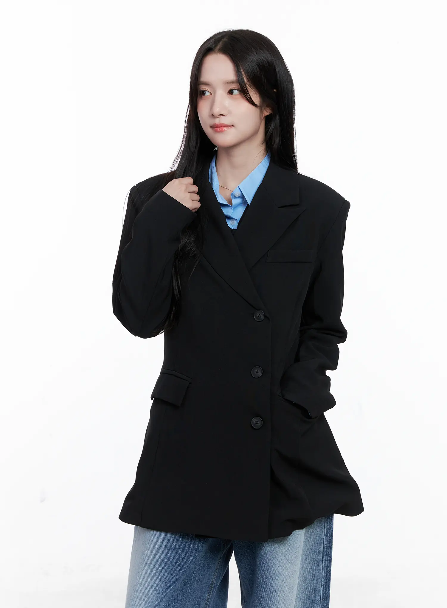 Chic Oversized Blazer CS519 - Image 2