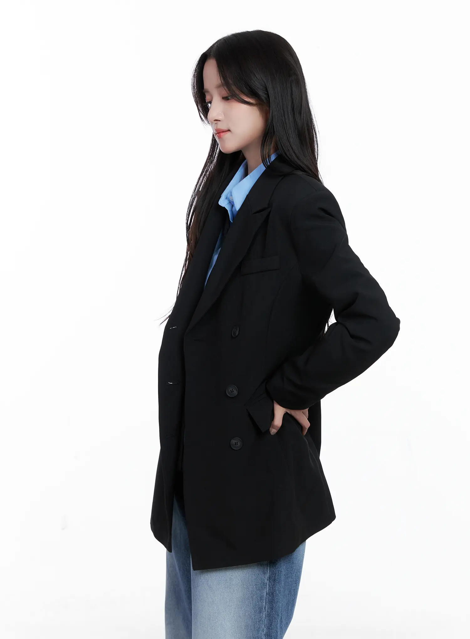 Chic Oversized Blazer CS519 - Image 6