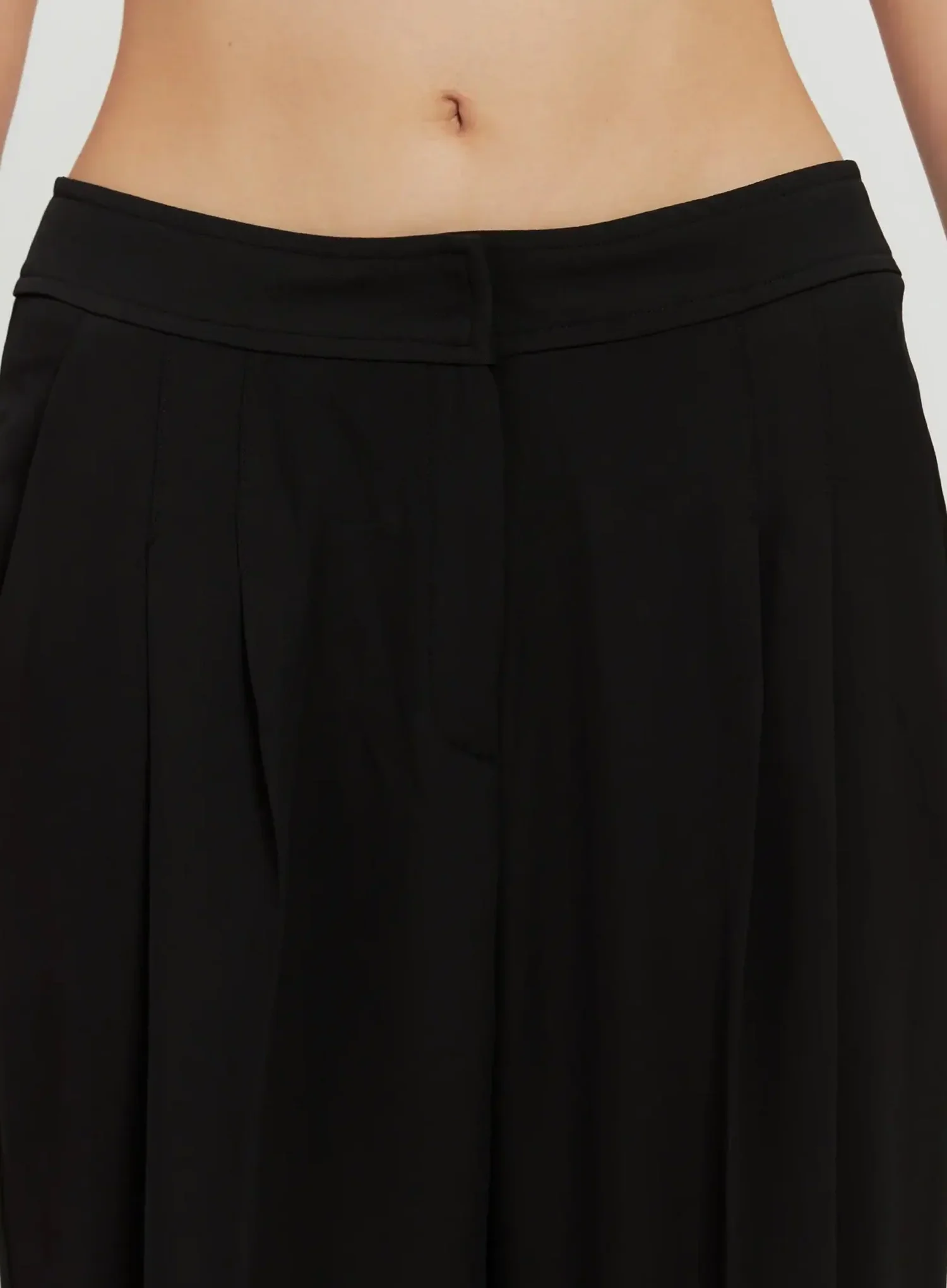 Chic Pintuck Wide-Leg Slacks IS516 - Image 4