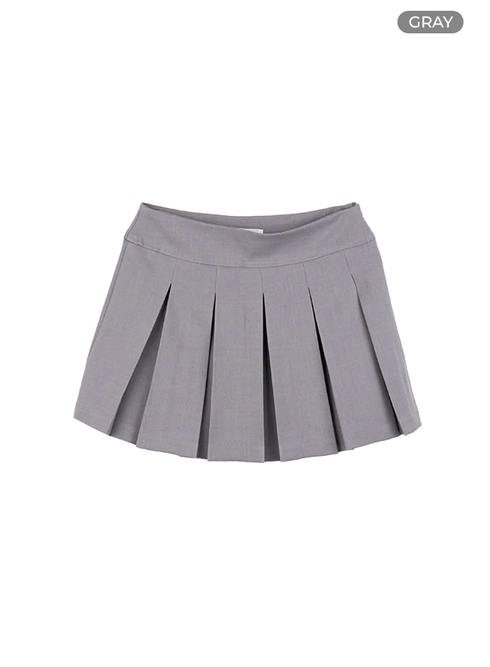Chic Pleat Detail Mini Skirt CS412 - Image 8