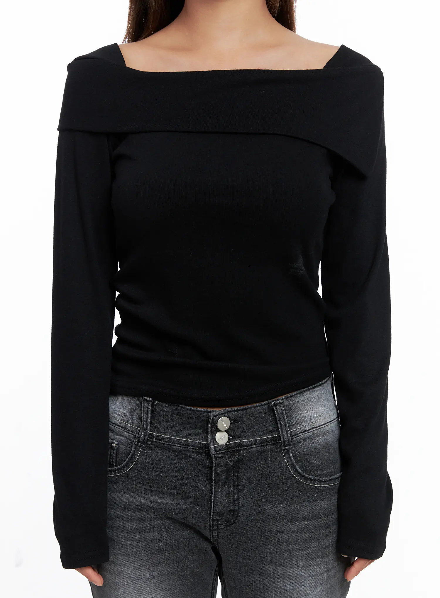 Chic Square Neck Knit Top CS524 - Image 3