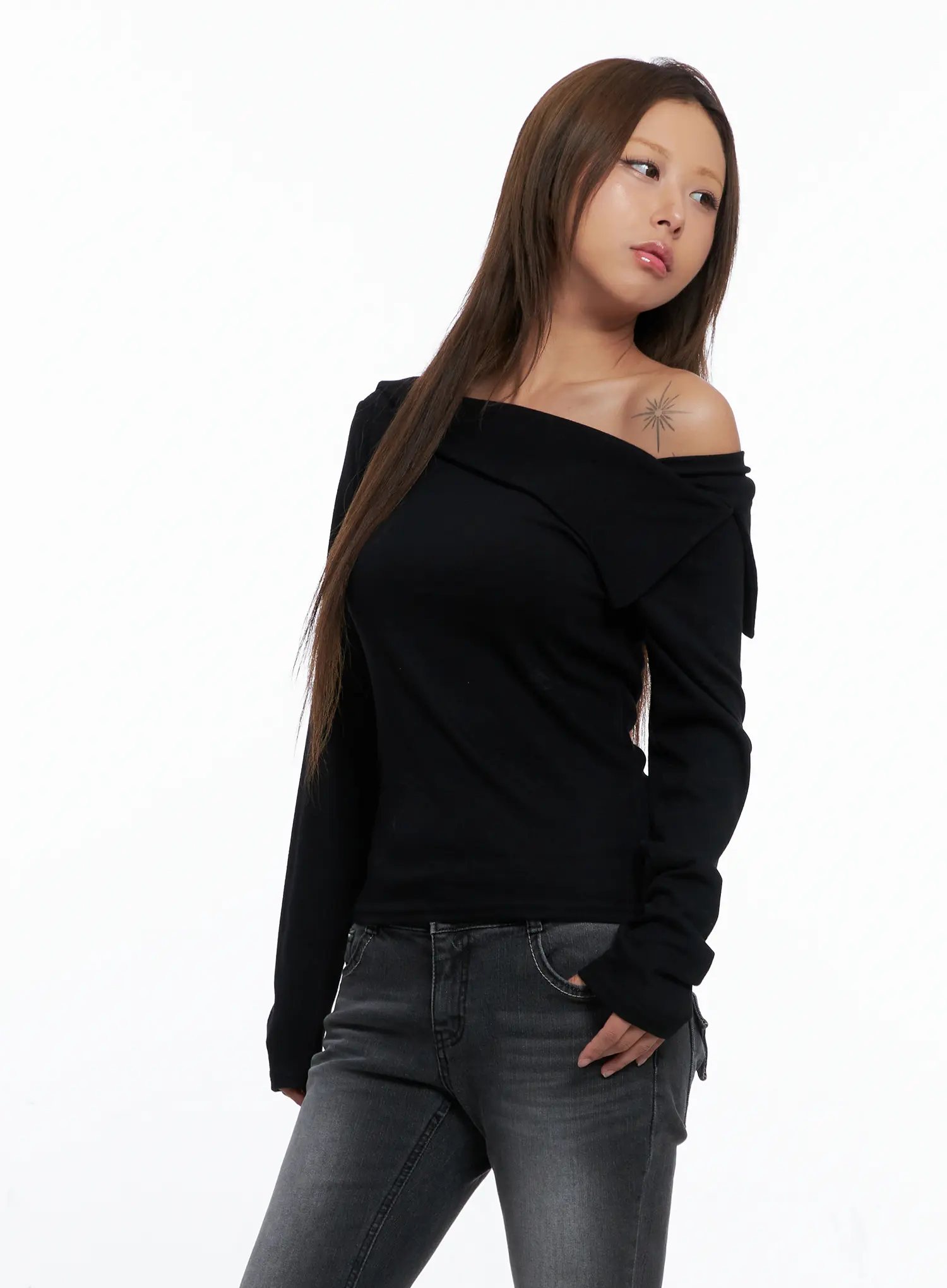 Chic Square Neck Knit Top CS524 - Image 4