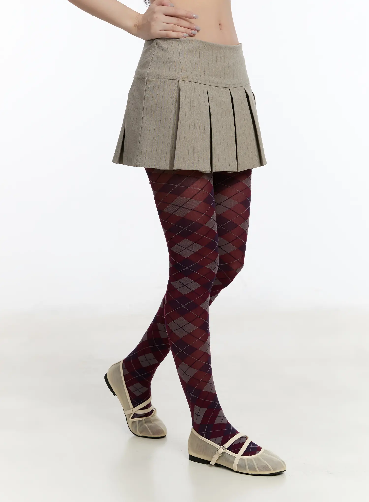 Chic Striped Pleated Mini Skirt CM511 - Image 5