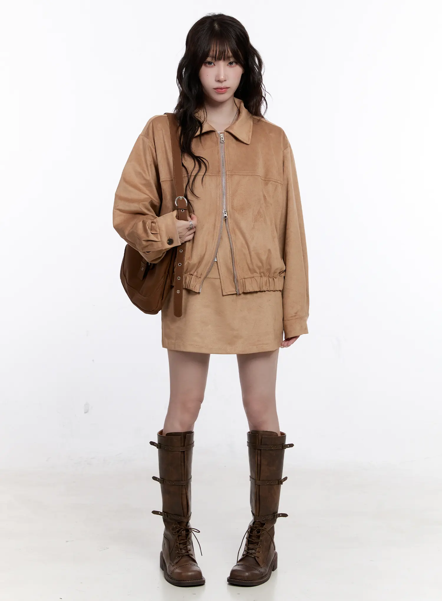 Chic Suede Mini Skirt CO501 - Image 2