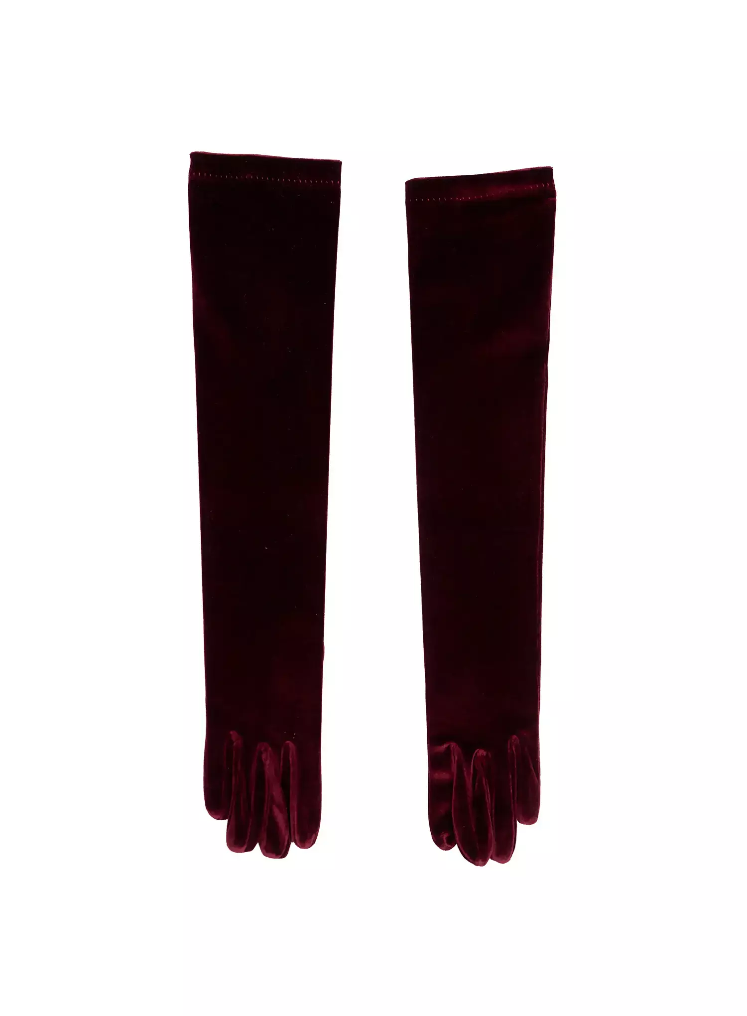 Chic Velvet Long Gloves IN507 - Image 9