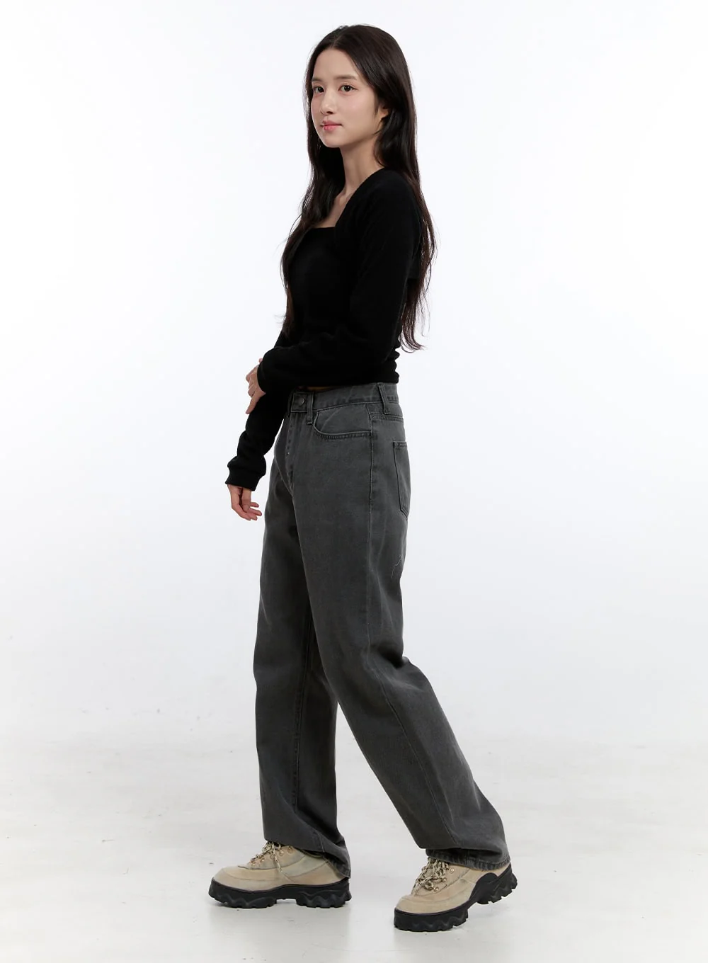 Chloe Wide-Leg Comfy Jeans ON418 - Image 5