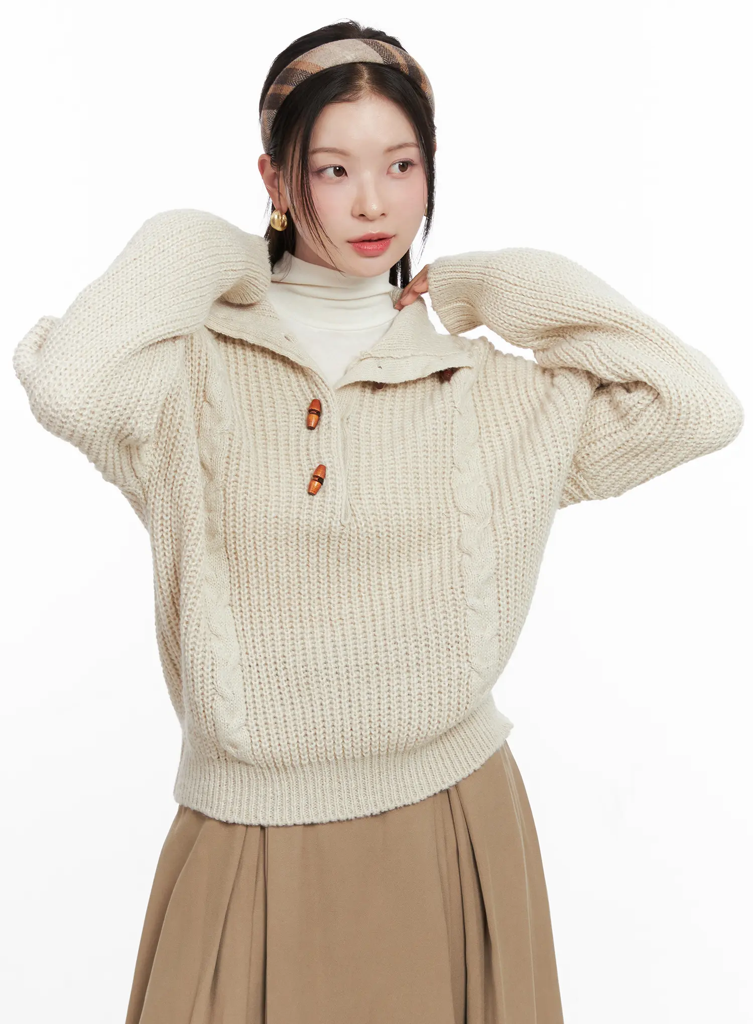 Chunky Knit Pullover CO531
