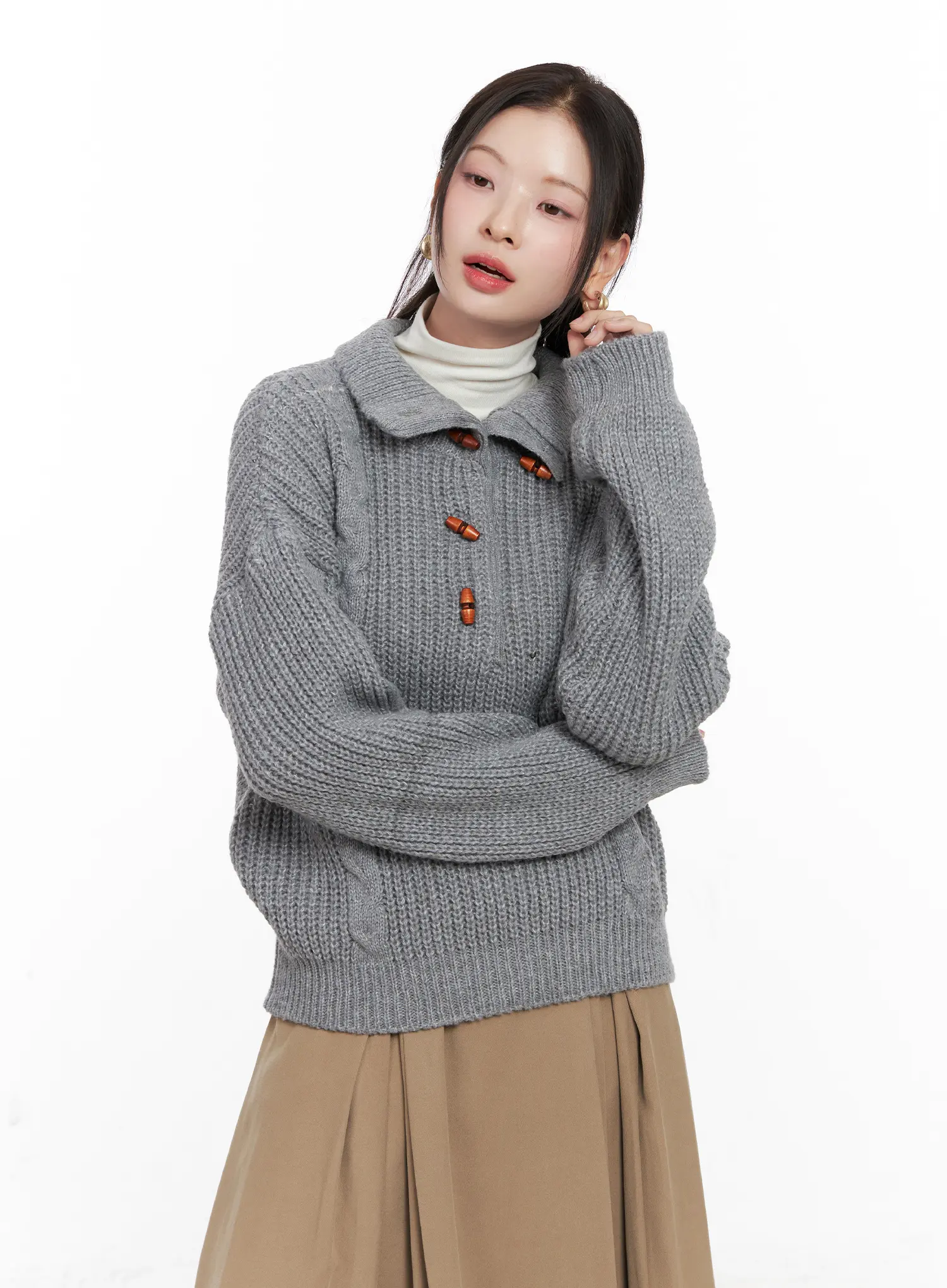 Chunky Knit Pullover CO531 - Image 10