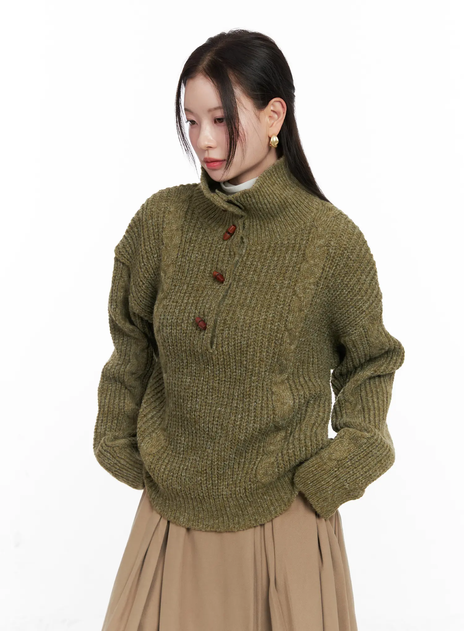 Chunky Knit Pullover CO531 - Image 11