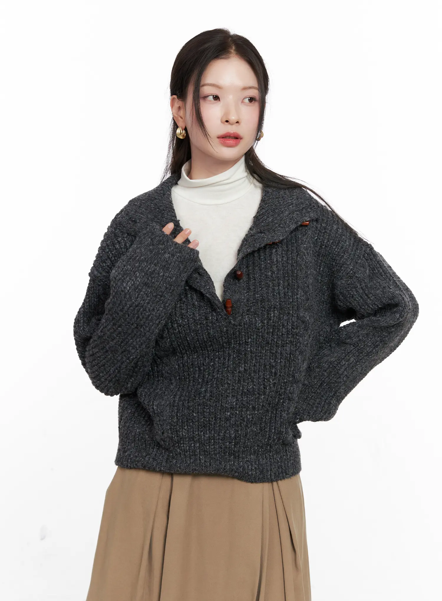Chunky Knit Pullover CO531 - Image 8