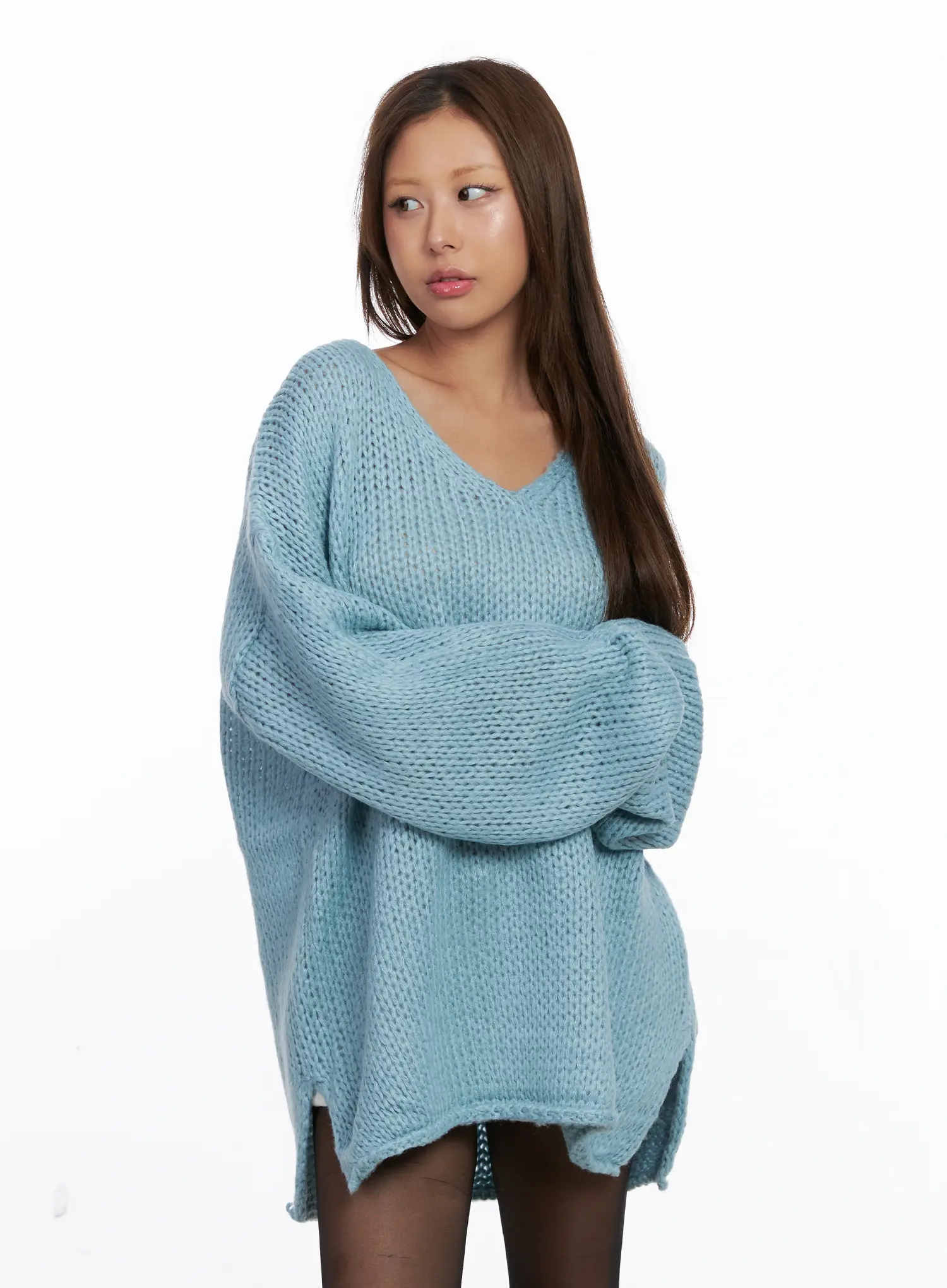 Chunky Loose-Fit Sweater CS524 - Image 10