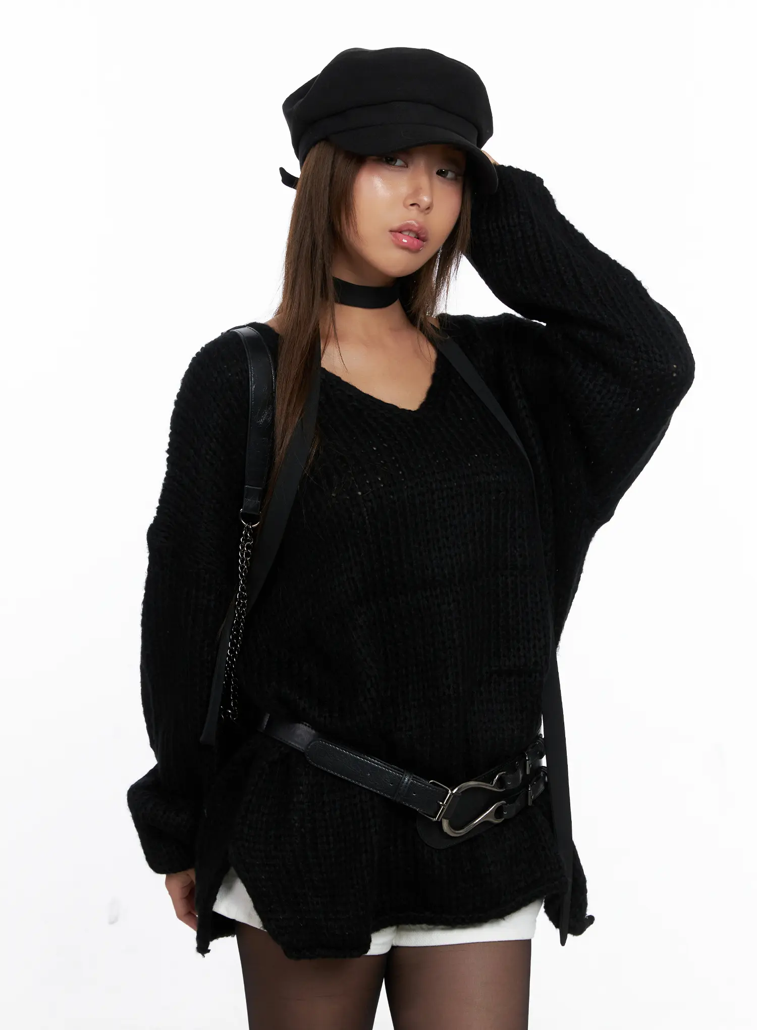Chunky Loose-Fit Sweater CS524 - Image 3