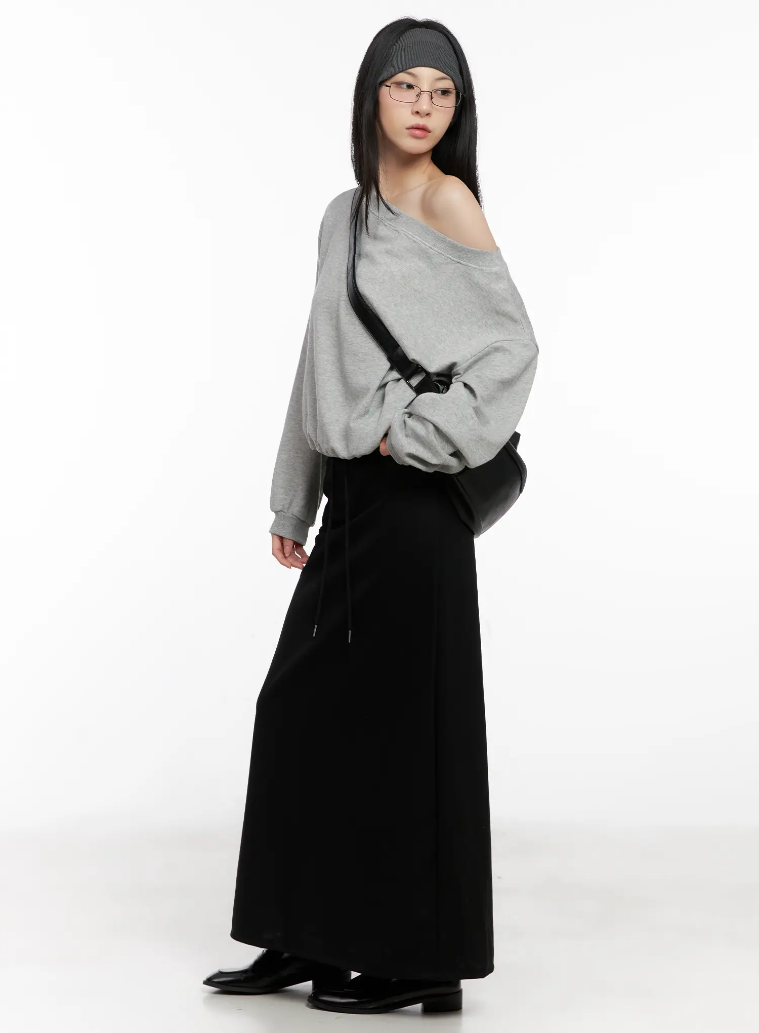 Classic Black Maxi Skirt CG522 - Image 7