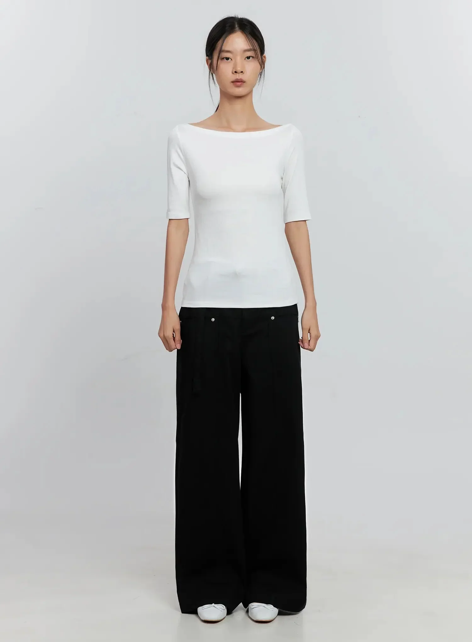 Classic Boat Neck Top IS516 - Image 4