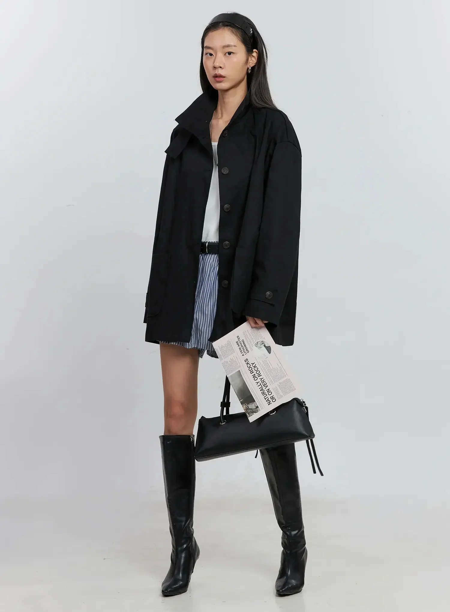 Classic Button-Up Jacket IS515
