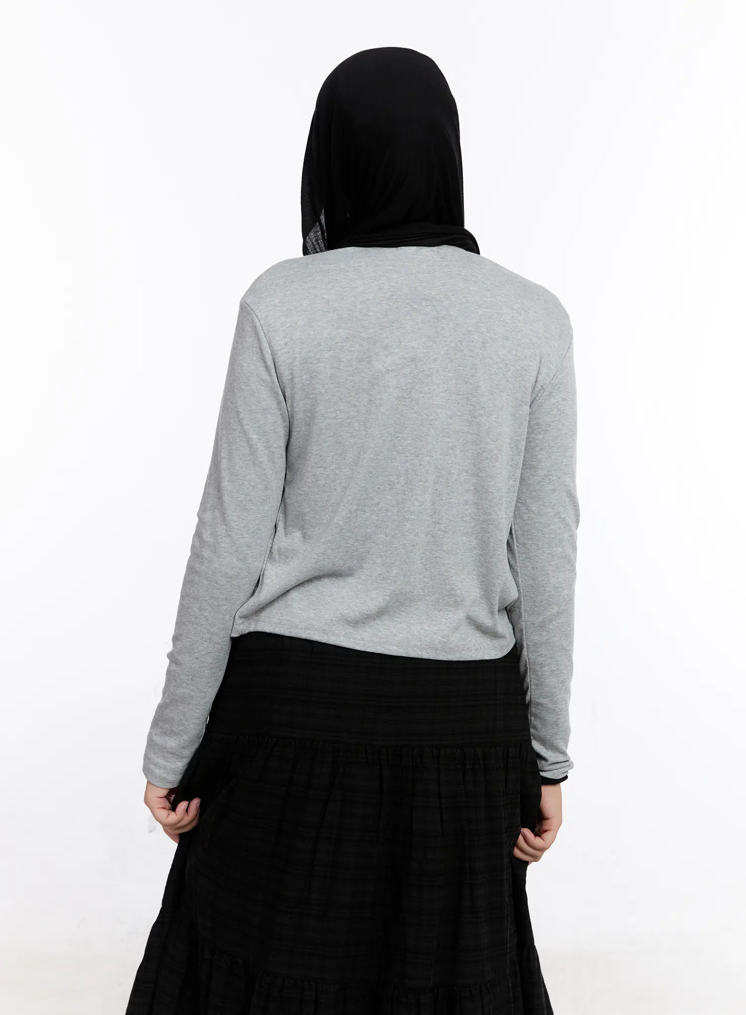 Classic Button-Up Long Sleeve Cardigan CS524 - Image 7