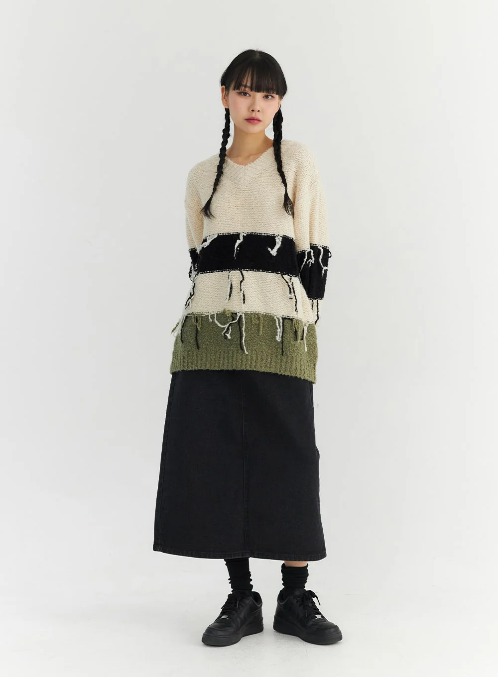 Classic Cotton Maxi Skirt  CO330 - Image 2